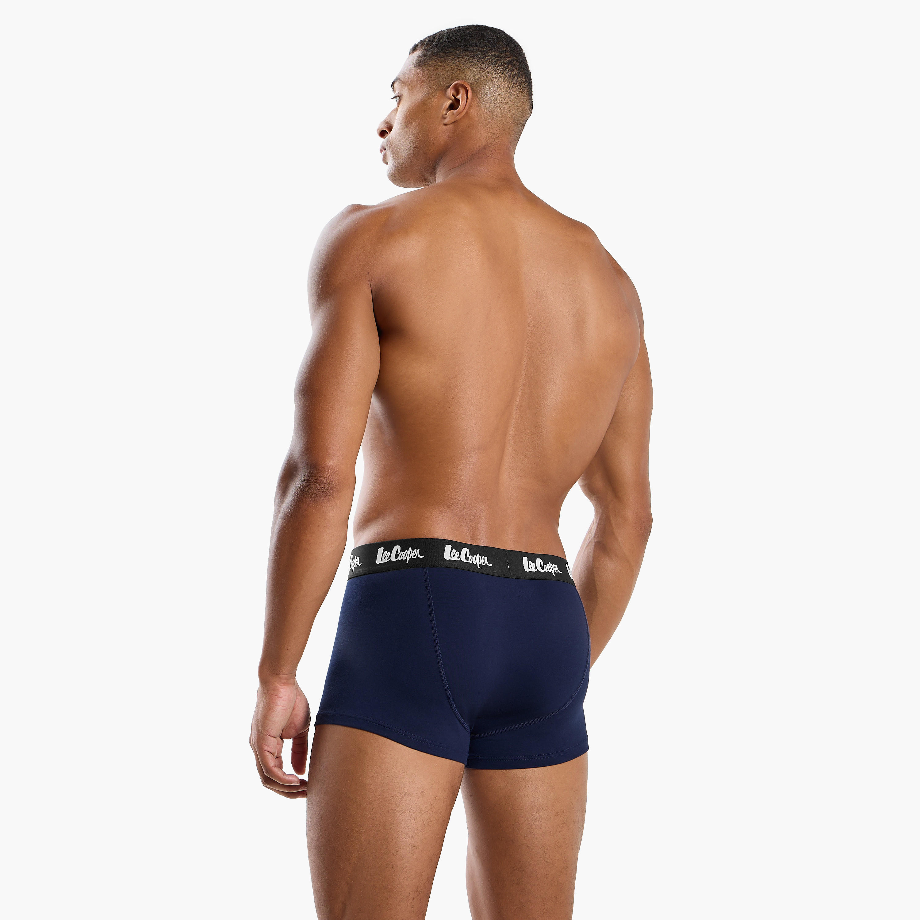 Set of 5 - Lee Cooper Trunk Briefs with Elasticated Waistband-men-clothing-innerwear-underwear-image-6