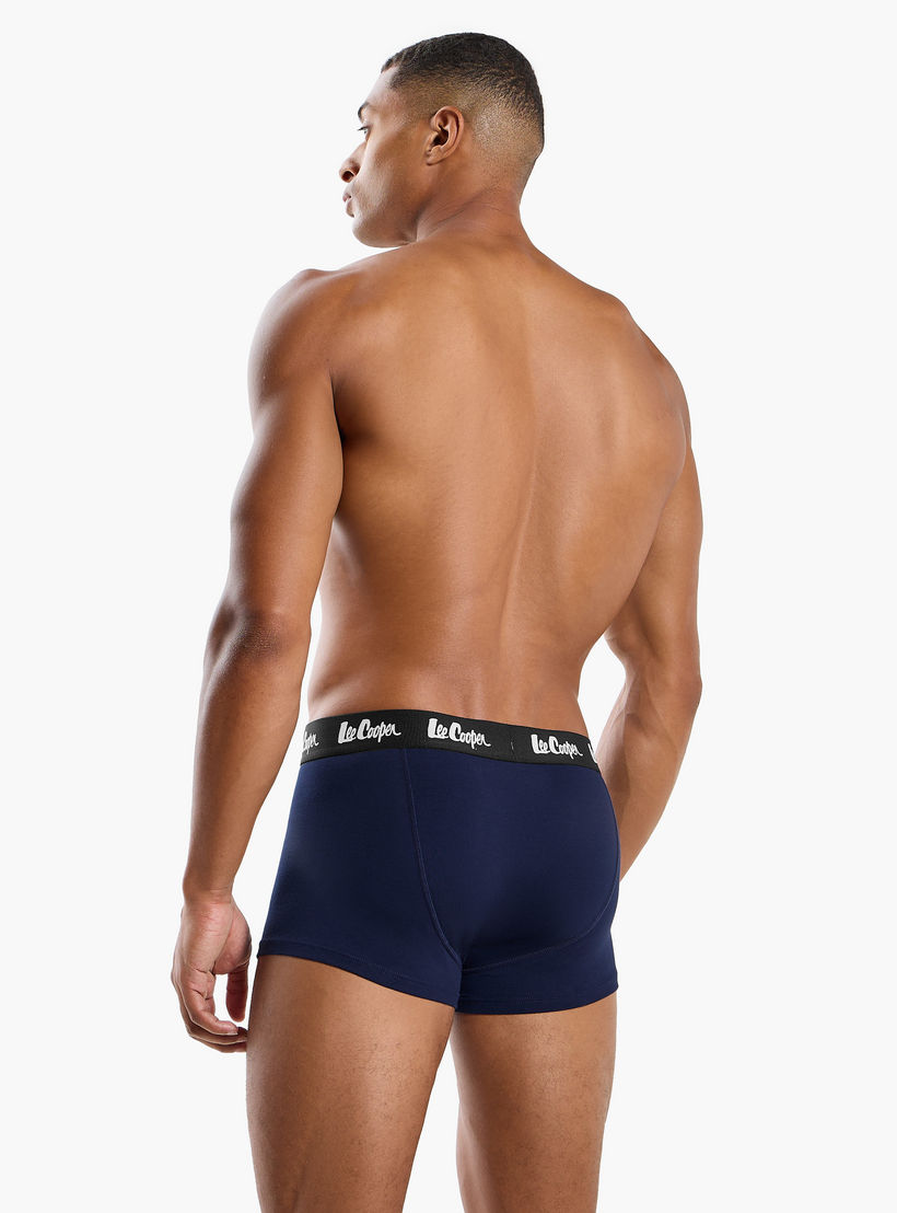 Set of 5 - Lee Cooper Trunk Briefs with Elasticated Waistband-men-clothing-innerwear-underwear-image-6