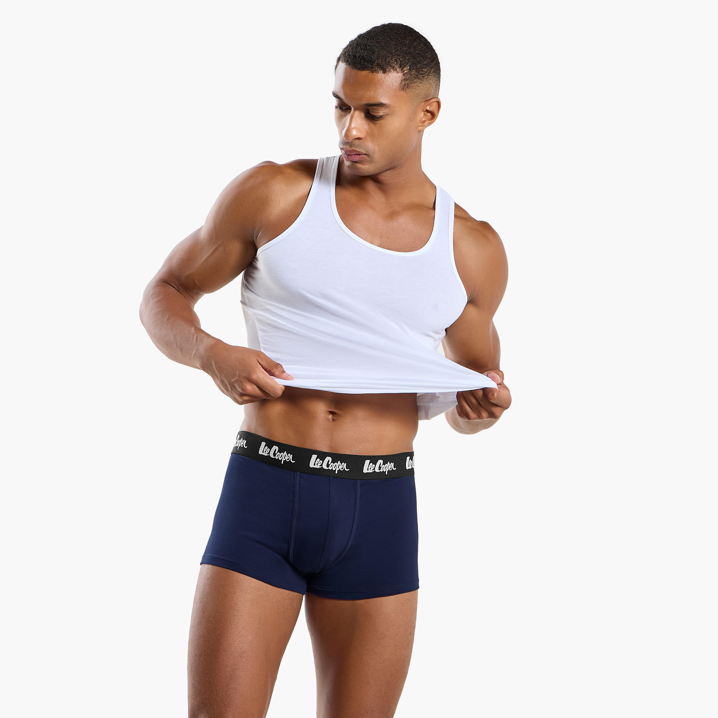 Set of 5 - Lee Cooper Trunk Briefs with Elasticated Waistband-men-clothing-innerwear-underwear-image-7