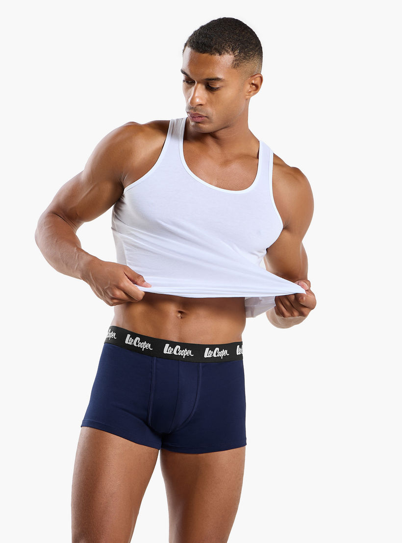 Set of 5 - Lee Cooper Trunk Briefs with Elasticated Waistband-men-clothing-innerwear-underwear-image-7