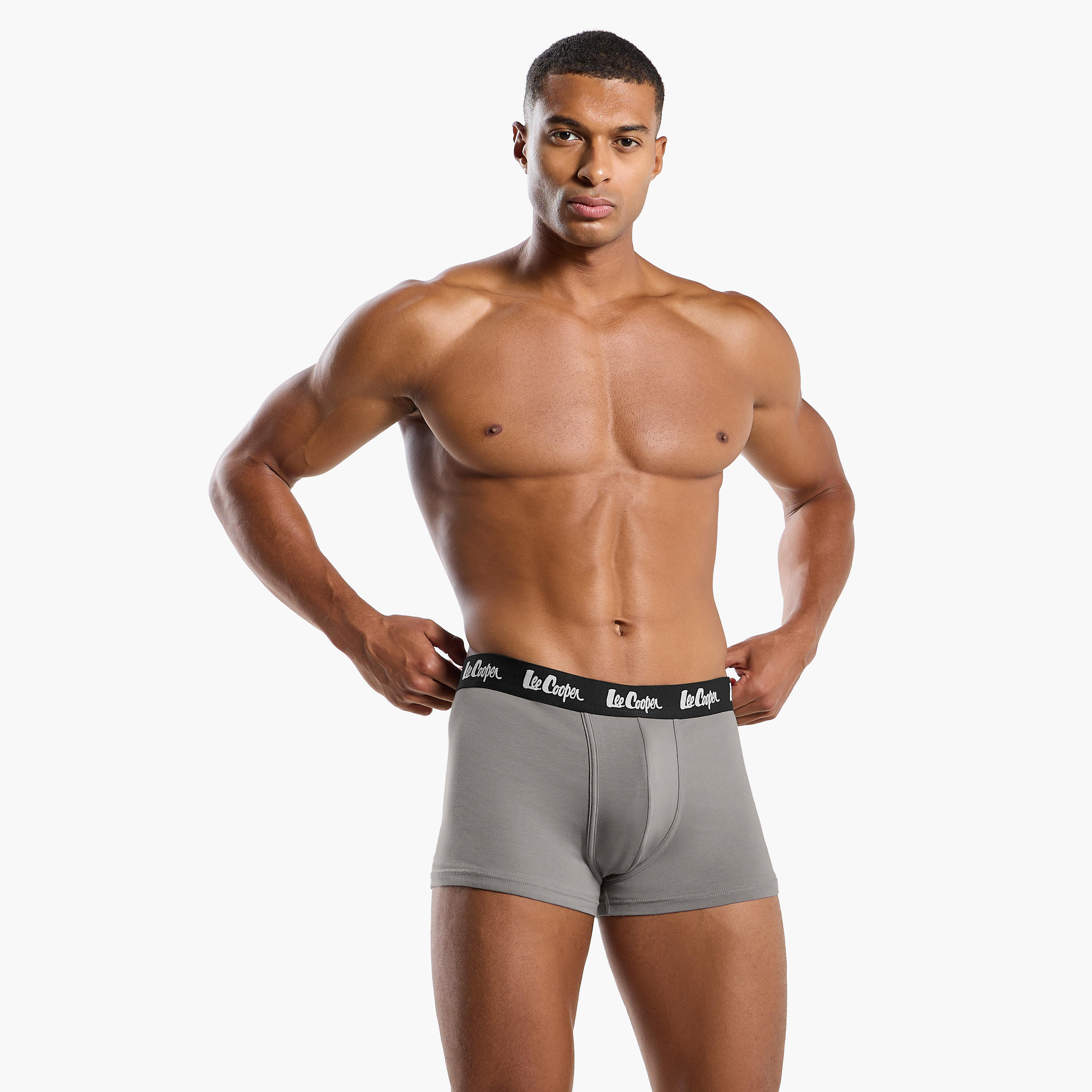 سراويل داخلية ترانك بخصر مطاطي من لي كوبر - طقم من 5 قطع-men-clothing-innerwear-underwear-image-4