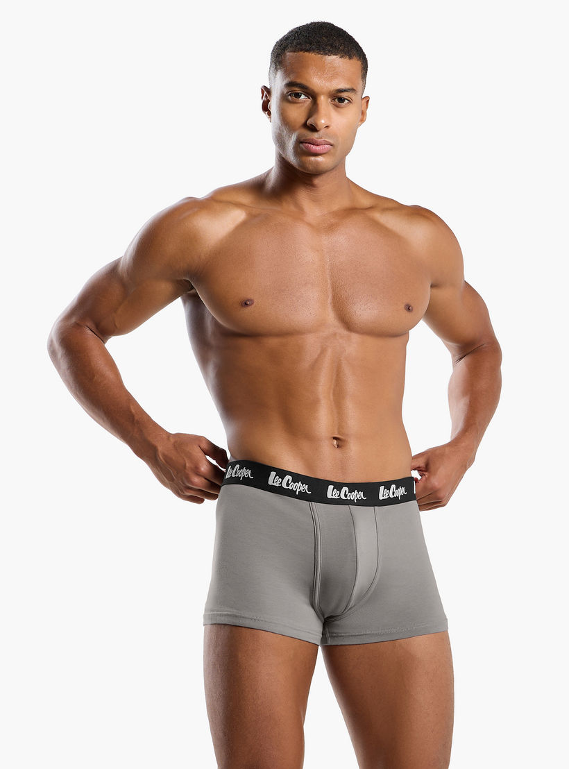 سراويل داخلية ترانك بخصر مطاطي من لي كوبر - طقم من 5 قطع-men-clothing-innerwear-underwear-image-4