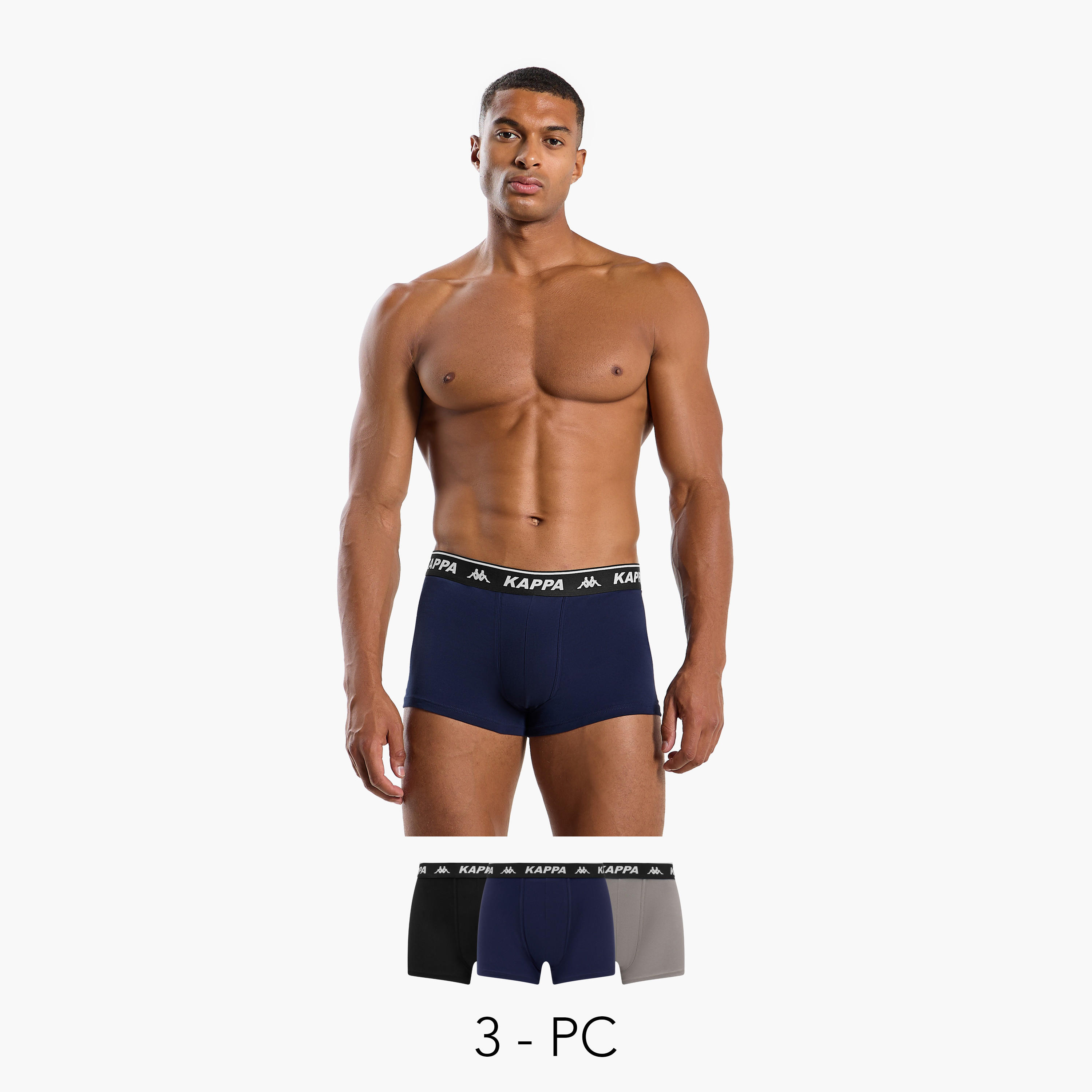 Set of 3 - Kappa Assorted Trunks-men-clothing-innerwear-underwear-image-1