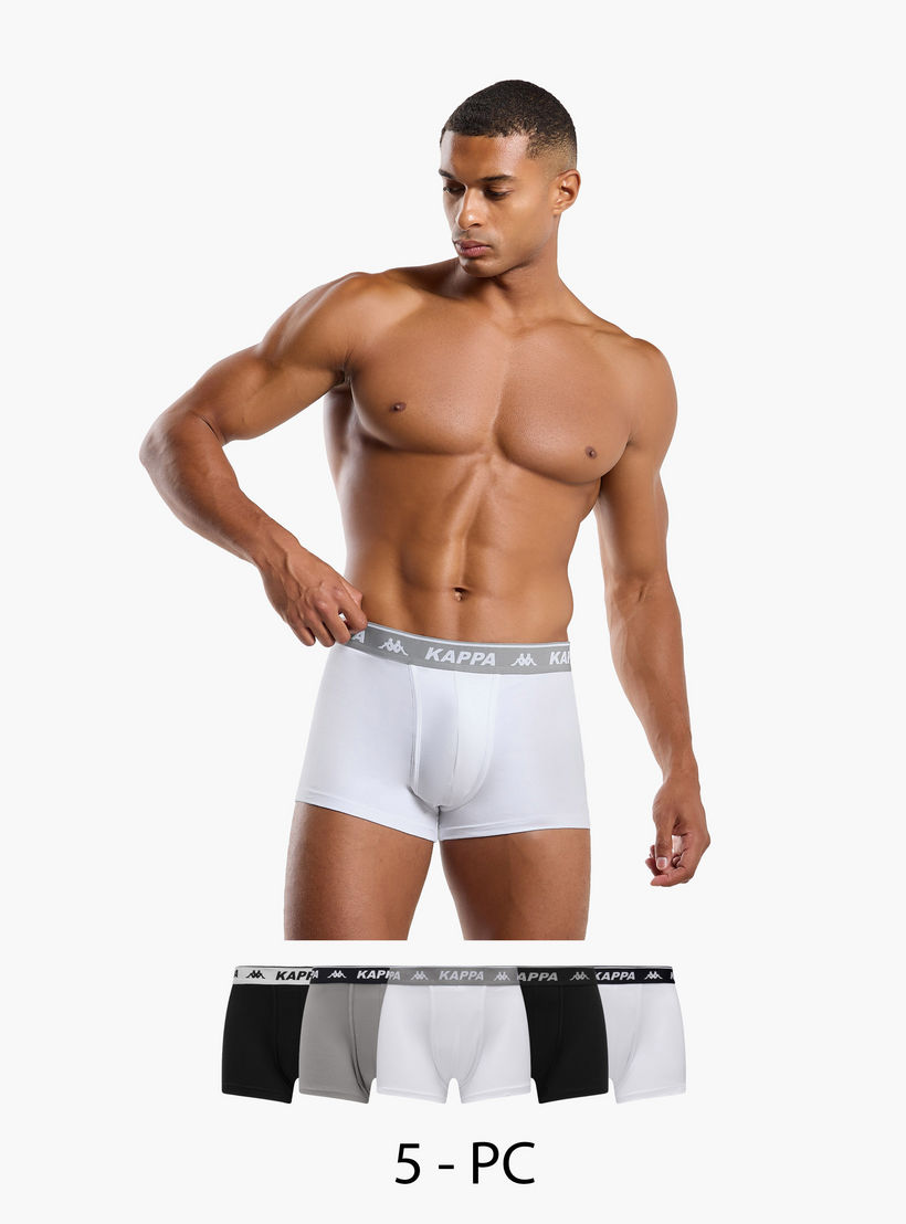 Set of 5 - Kappa Assorted Trunks-men-clothing-innerwear-underwear-image-1
