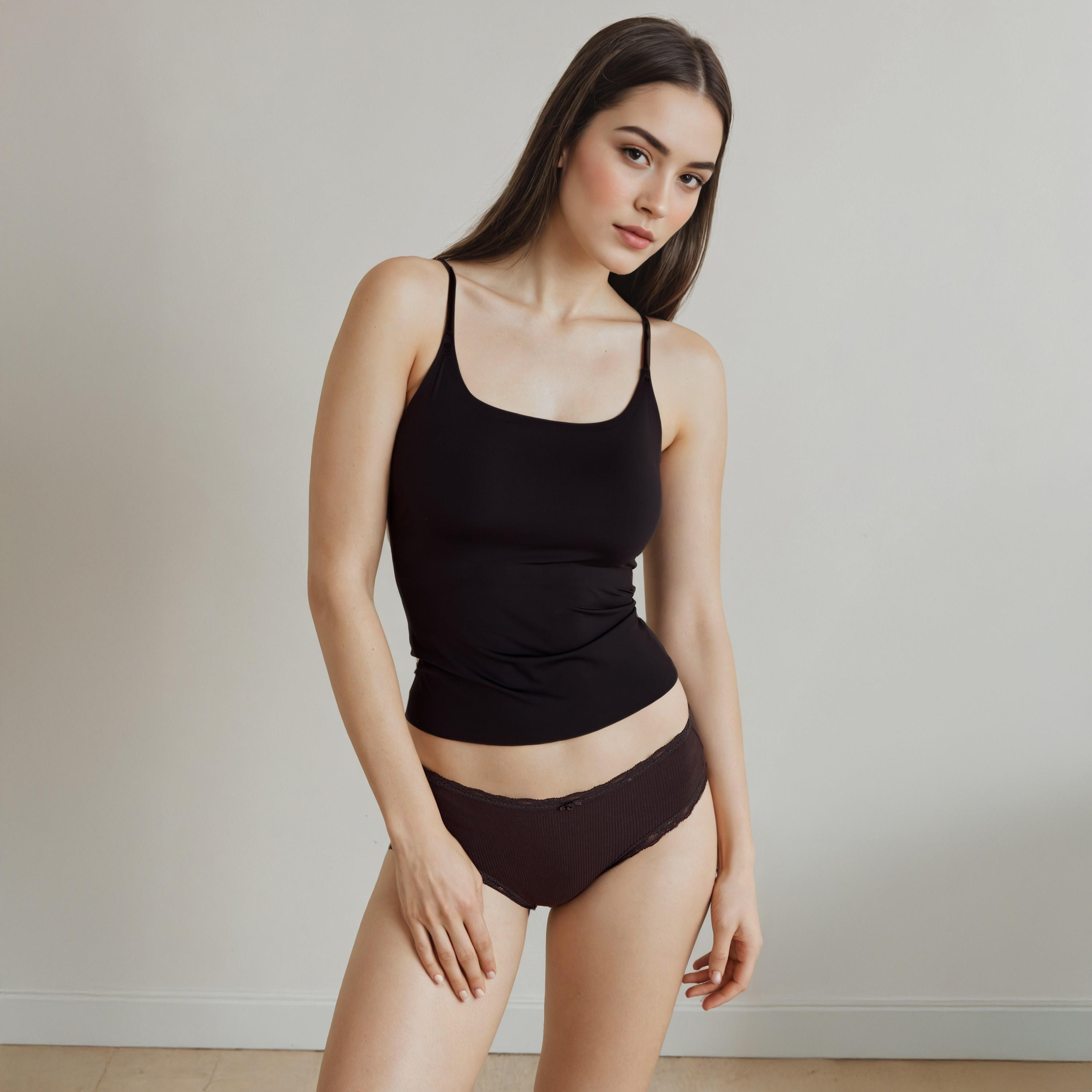 Seamless Camisole with Adjustable Straps-women-clothing-lingerie-camisoles-image-2