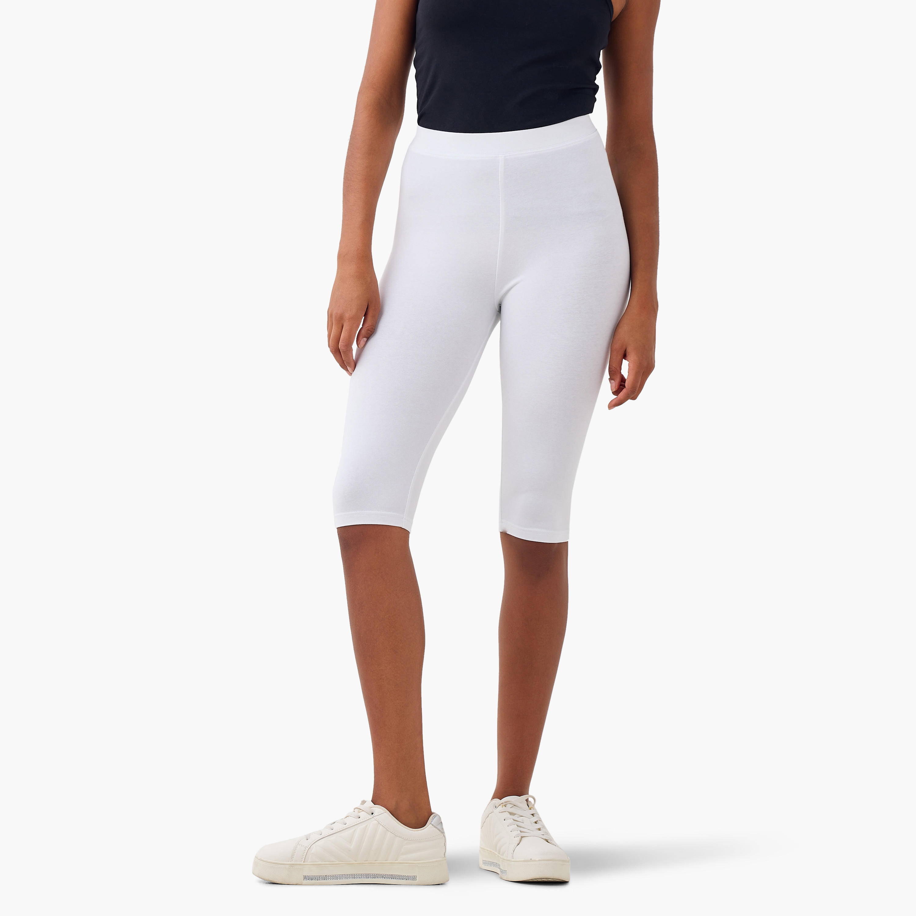 طقم بنطلون ليقنز من قطعتين بطول الركبة وخصر مطاطي-women-clothing-bottoms-leggings-image-5