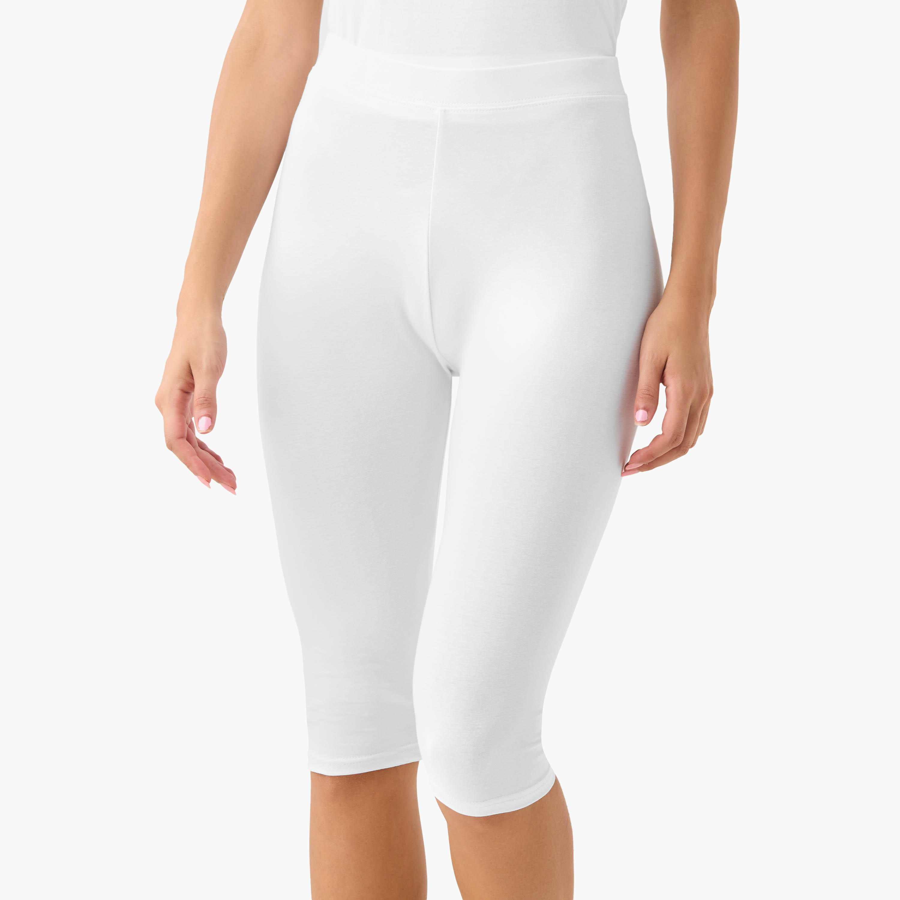 طقم بنطلون ليقنز من قطعتين بطول الركبة وخصر مطاطي-women-clothing-bottoms-leggings-image-3