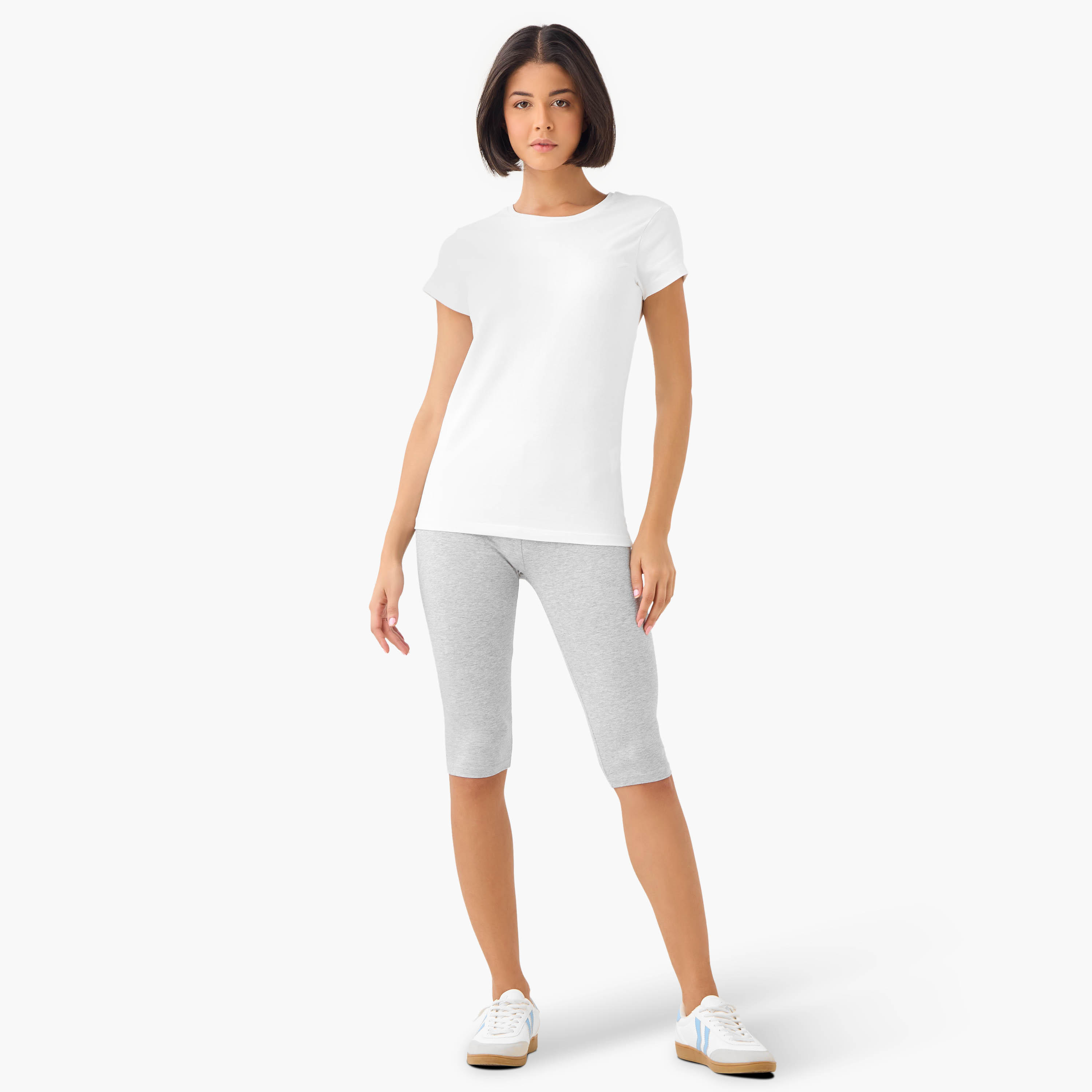 طقم بنطلون ليقنز من قطعتين بطول الركبة وخصر مطاطي-women-clothing-bottoms-leggings-image-8