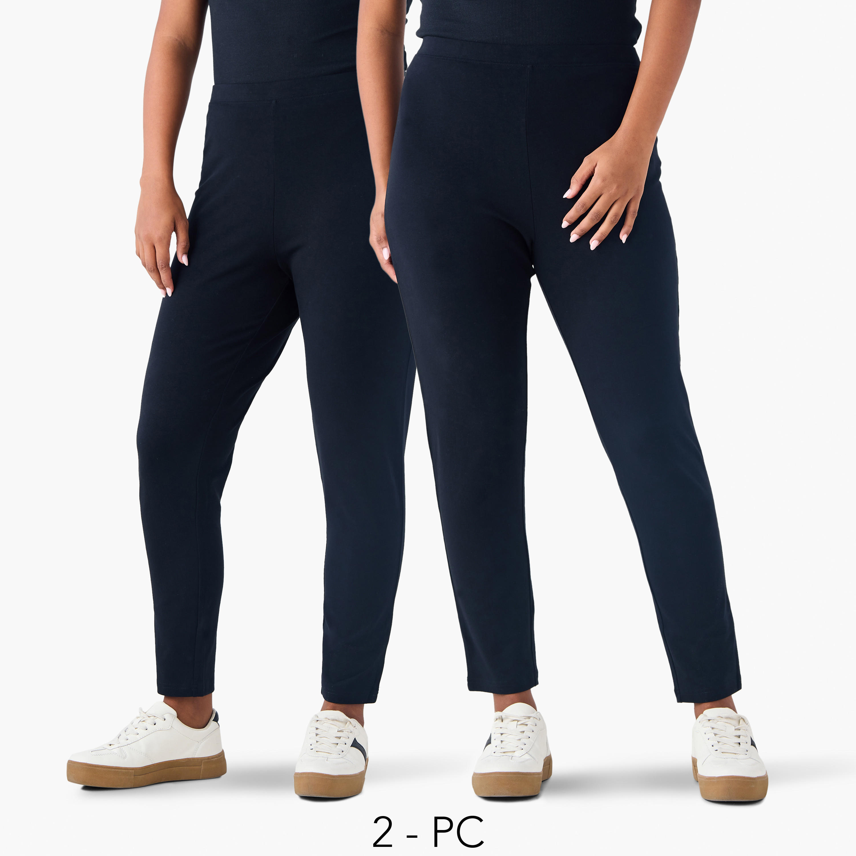Set of 2 - Plus Size Ulla Popken Leggings-women-clothing-bottoms-leggings-image-1
