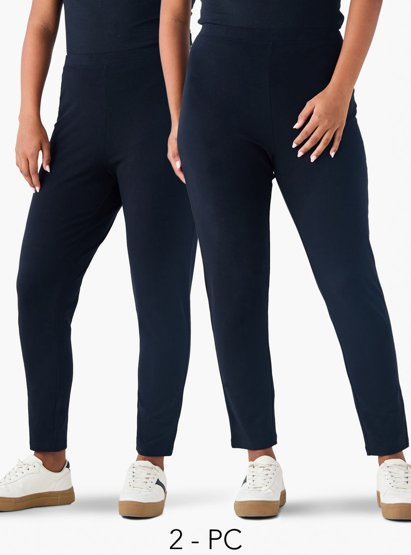 Set of 2 - Plus Size Ulla Popken Leggings-women-clothing-bottoms-leggings-image-1