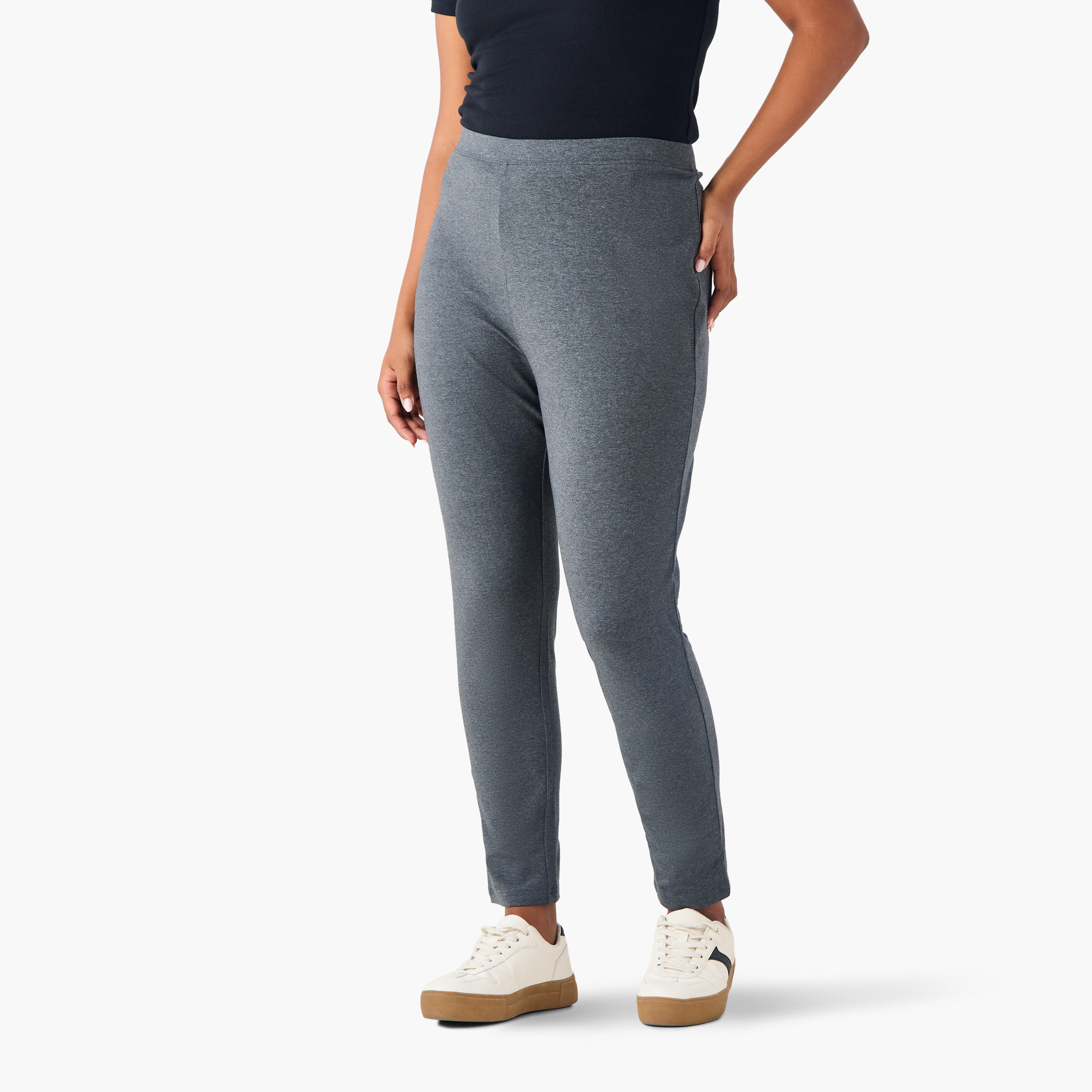 بنطلون ليقنز مقاس كبير مع خصر مطاطي من أولا بوبكن - طقم من 2-women-clothing-bottoms-leggings-image-5
