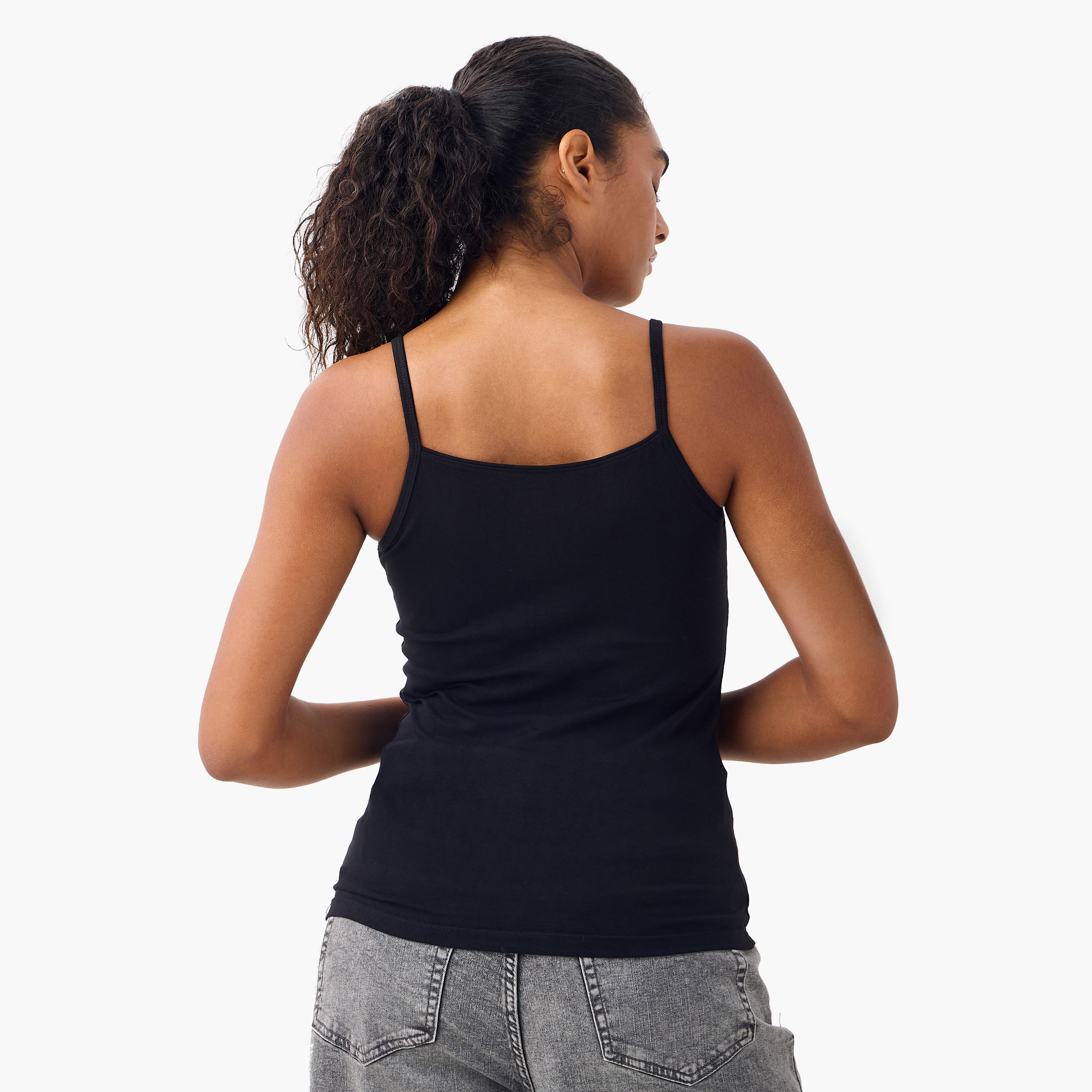 قمصان داخلية بياقة واسعة - طقم من قطعتين-women-clothing-lingerie-camisoles-image-4
