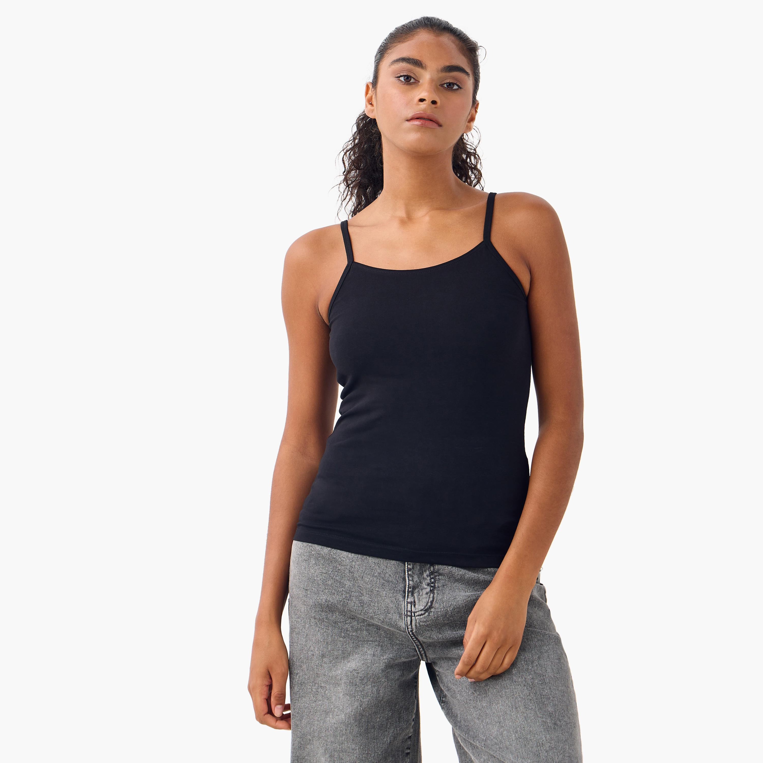 قمصان داخلية بياقة واسعة - طقم من قطعتين-women-clothing-lingerie-camisoles-image-8