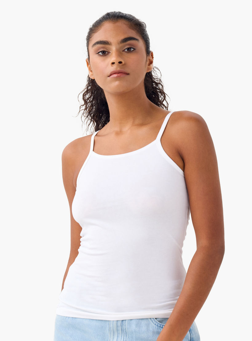 Set of 3 - Camisole with Scoop Neck and Spaghetti Straps-women-clothing-lingerie-camisoles-image-2