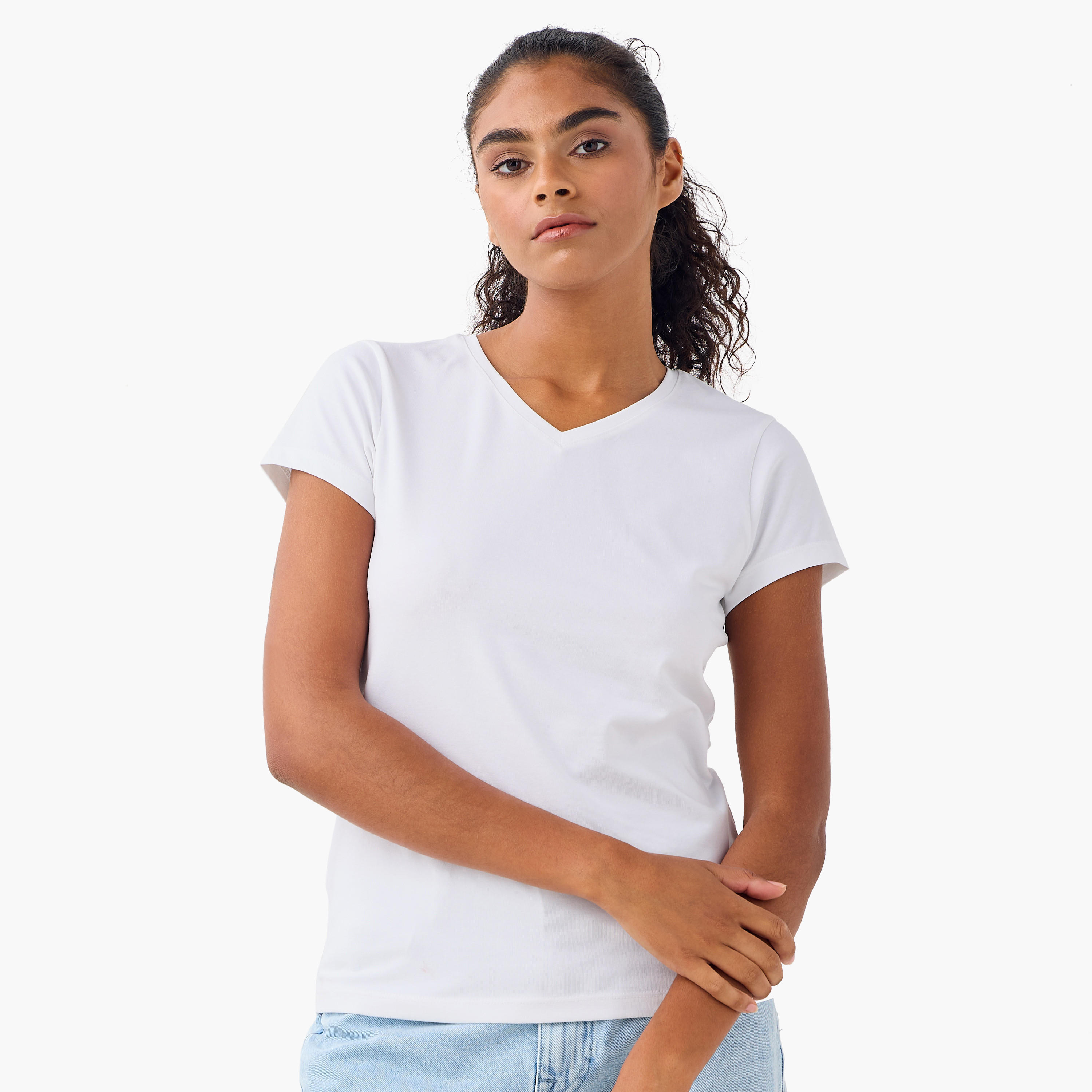 Set of 2 - V-neck T-shirt-women-clothing-tshirts-image-4