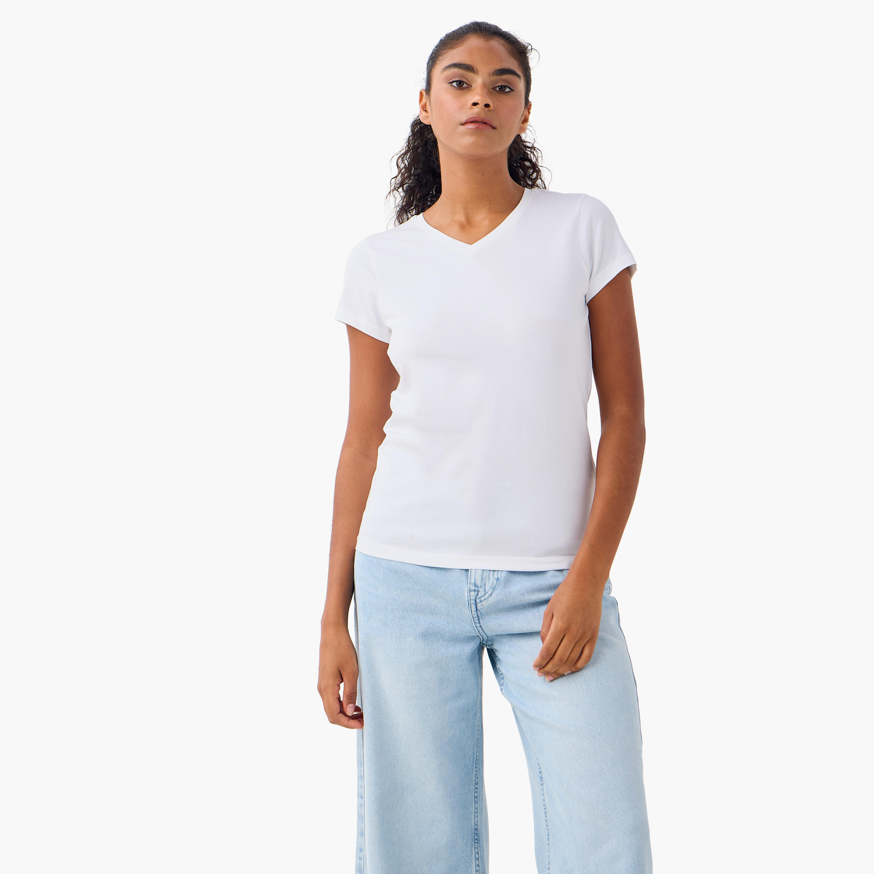 Set of 2 - V-neck T-shirt-women-clothing-tshirts-image-8