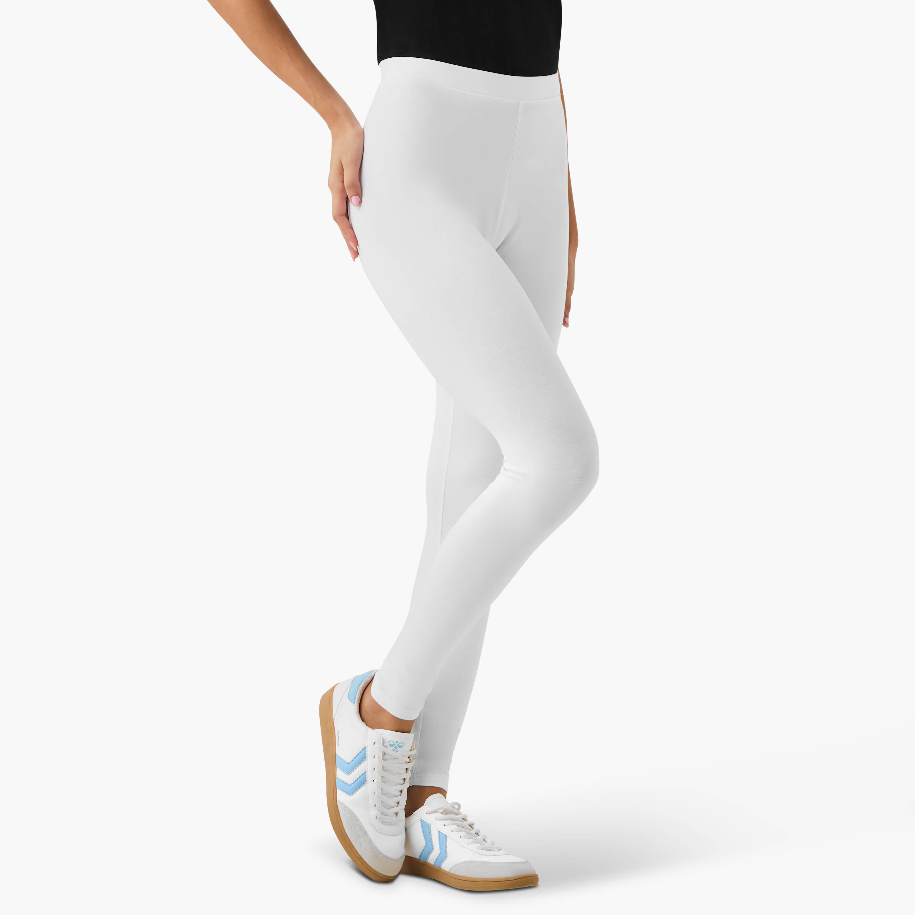طقم بنطلون ليقنز من قطعتين بخصر مطاطي-women-clothing-bottoms-leggings-image-5