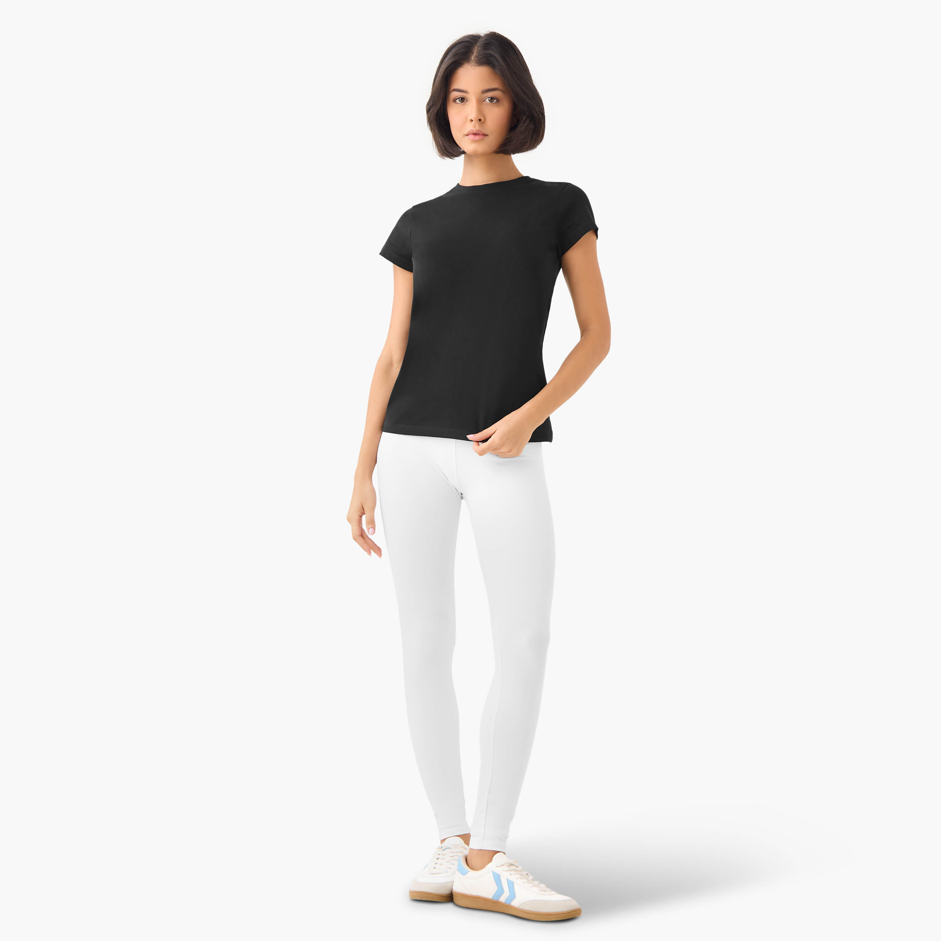 طقم بنطلون ليقنز من قطعتين بخصر مطاطي-women-clothing-bottoms-leggings-image-9