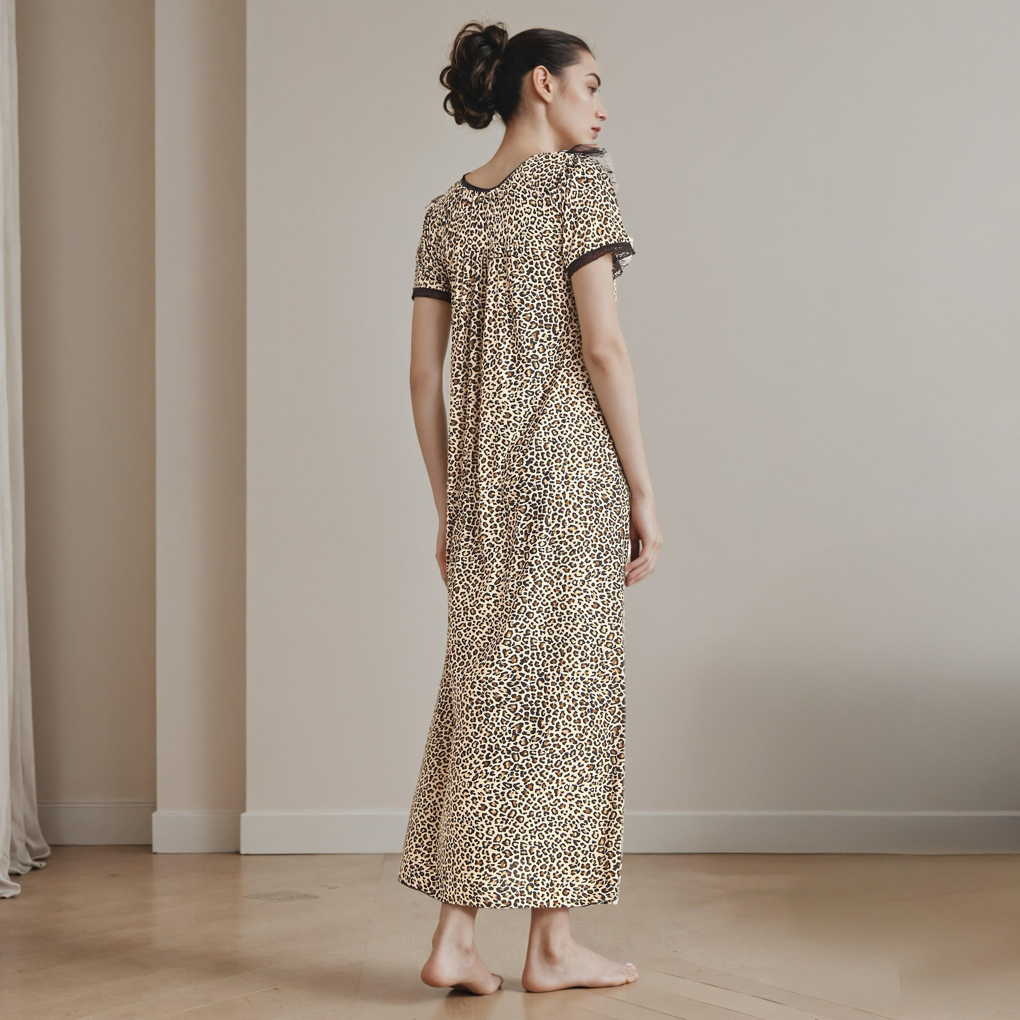 Animal Print Night Gown with Thongs-women-clothing-nightwear-nighties-image-2