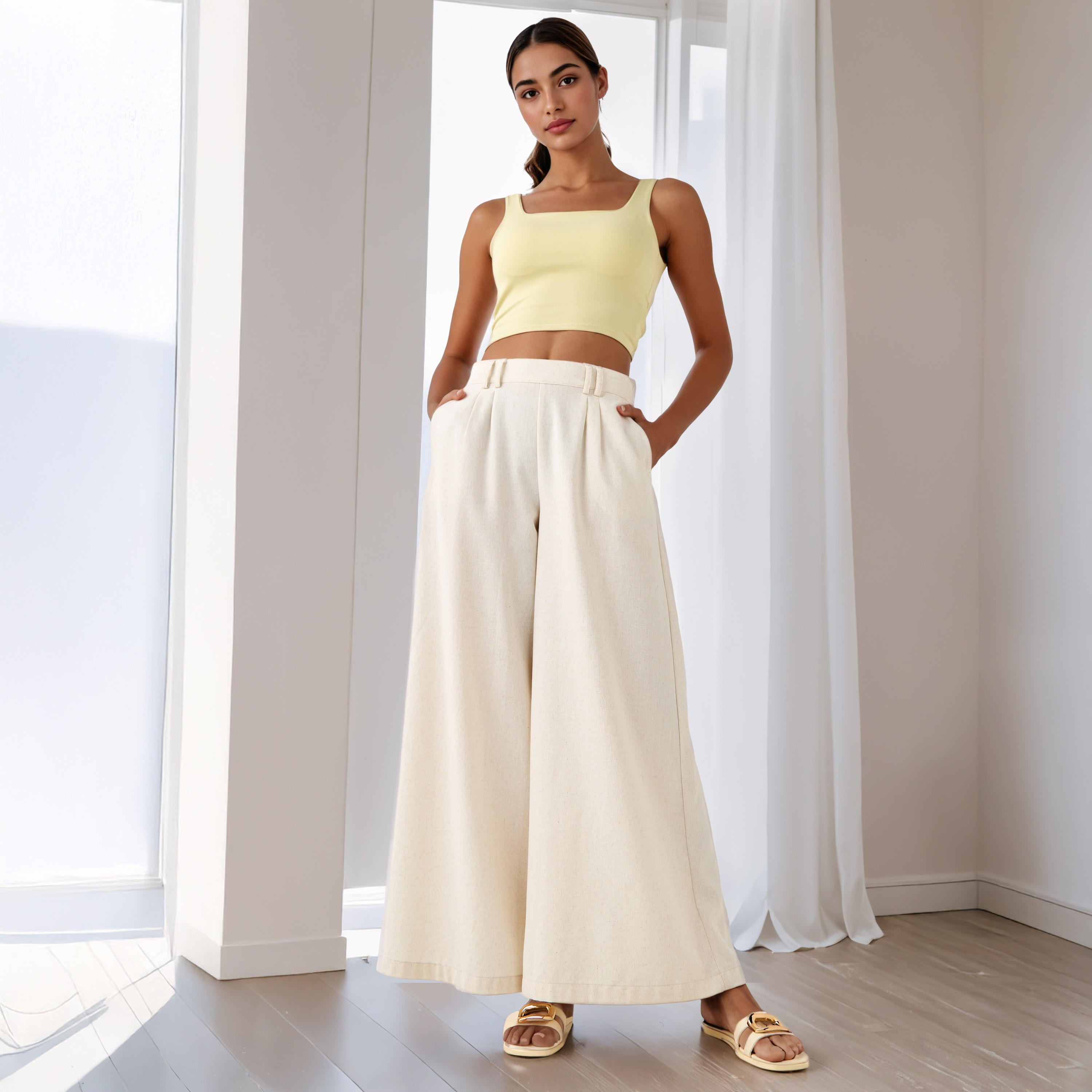 Square Neck Crop Tank Top-women-clothing-tshirts-image-2