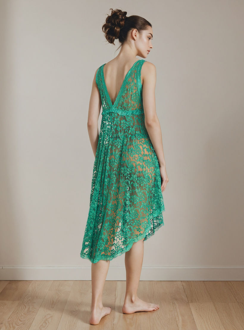 ثوب نوم دانتيل للعروس بحواف غير متماثلة-women-clothing-nightwear-robes-image-2