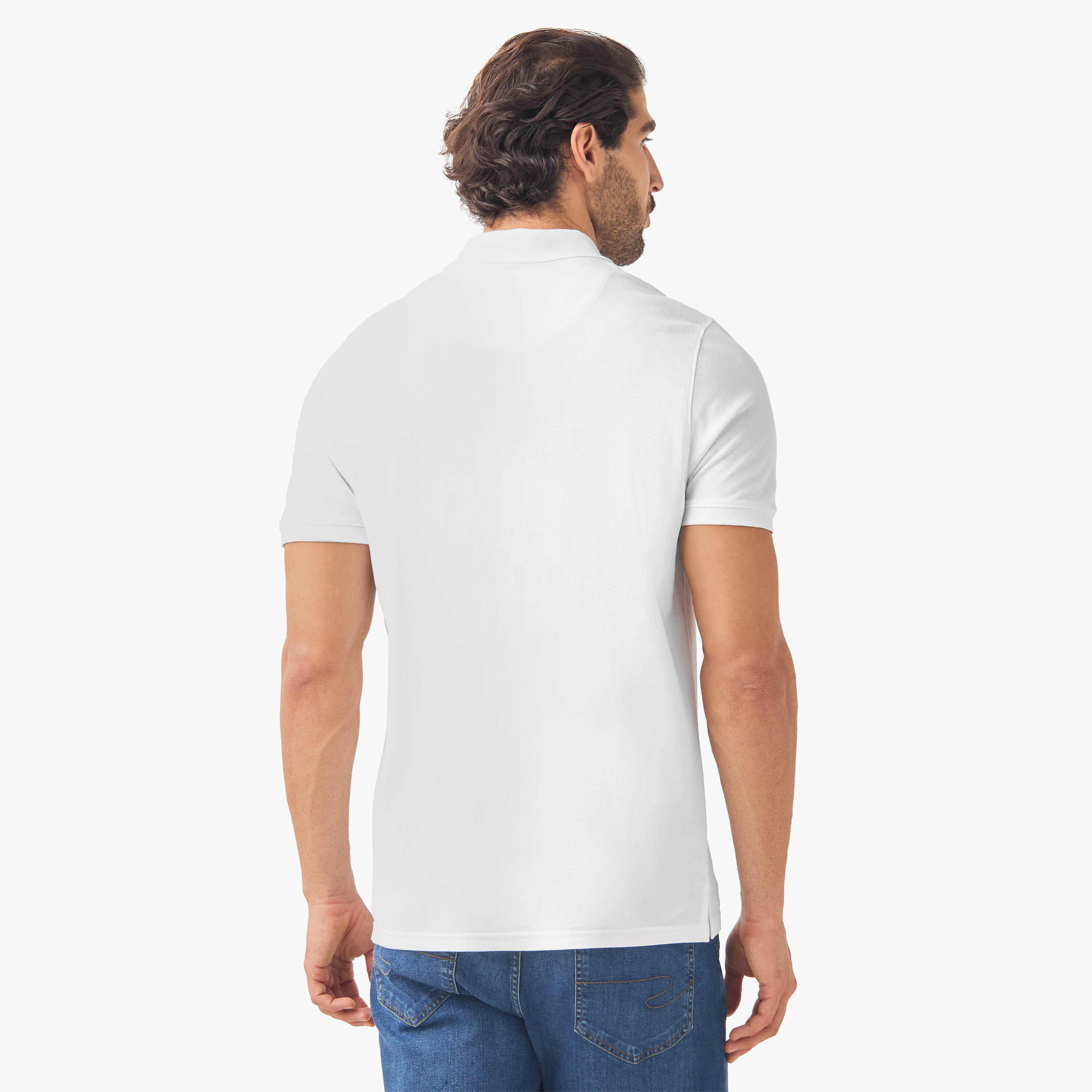 Set of 2 - Polo T-shirt with Short Sleeves-men-clothing-tshirtsandpolos-polos-image-3