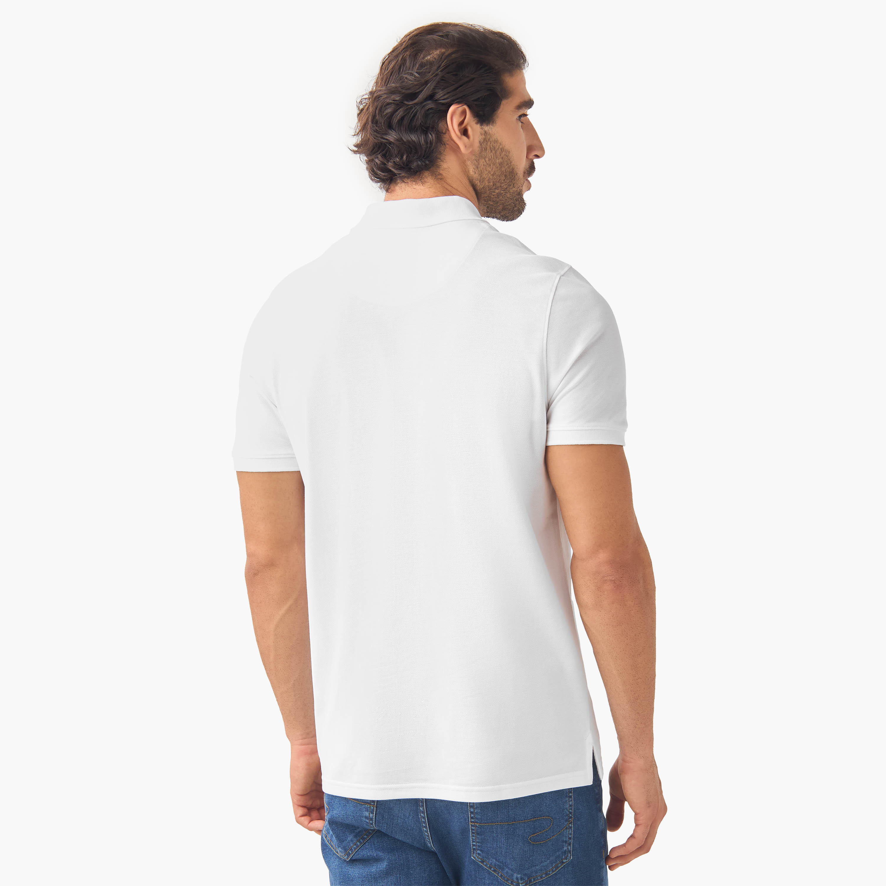 Set of 2 - Polo T-shirt with Short Sleeves-men-clothing-tshirtsandpolos-polos-image-5