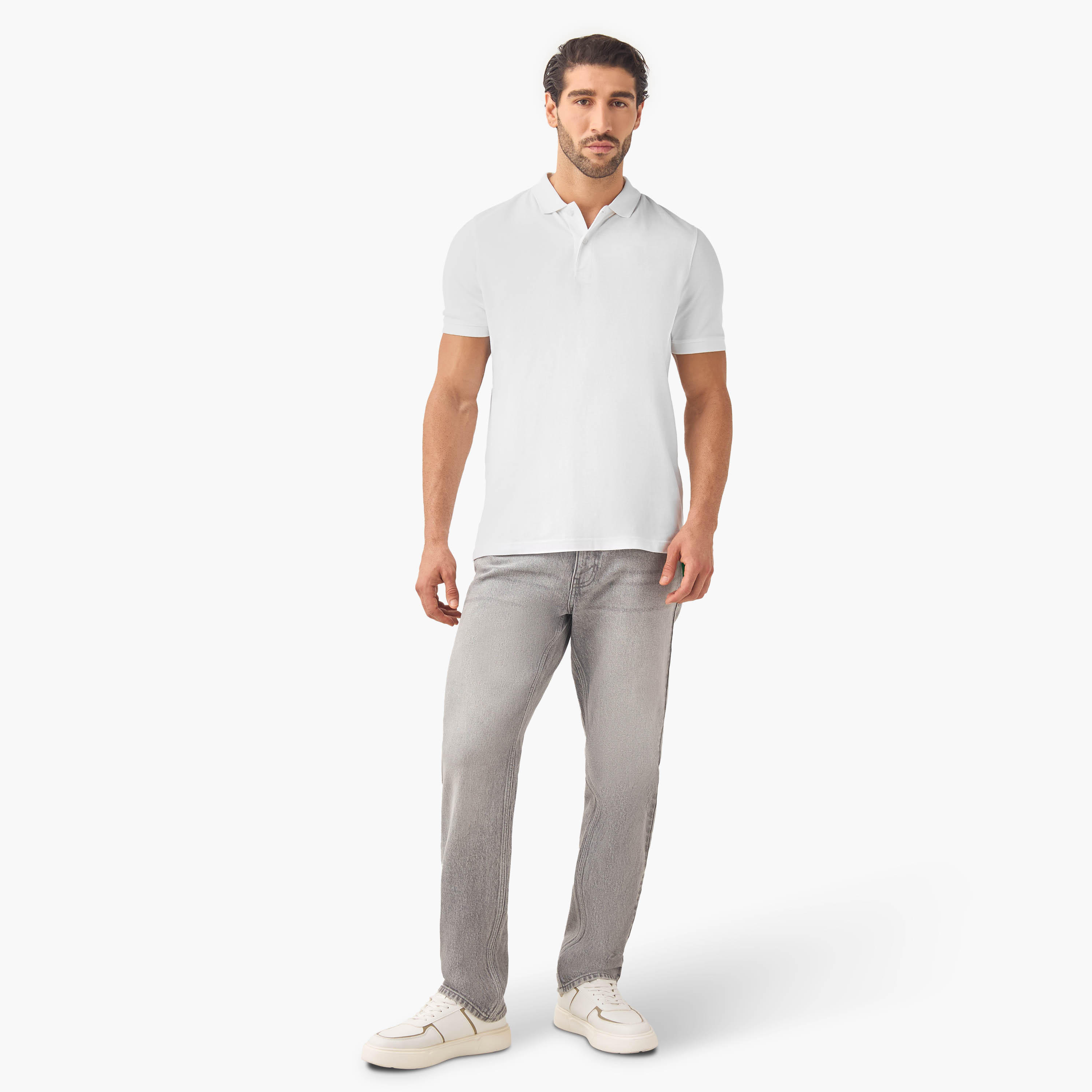 تيشيرت بولو بيكيه - طقم من 2-men-clothing-tshirtsandpolos-polos-image-1
