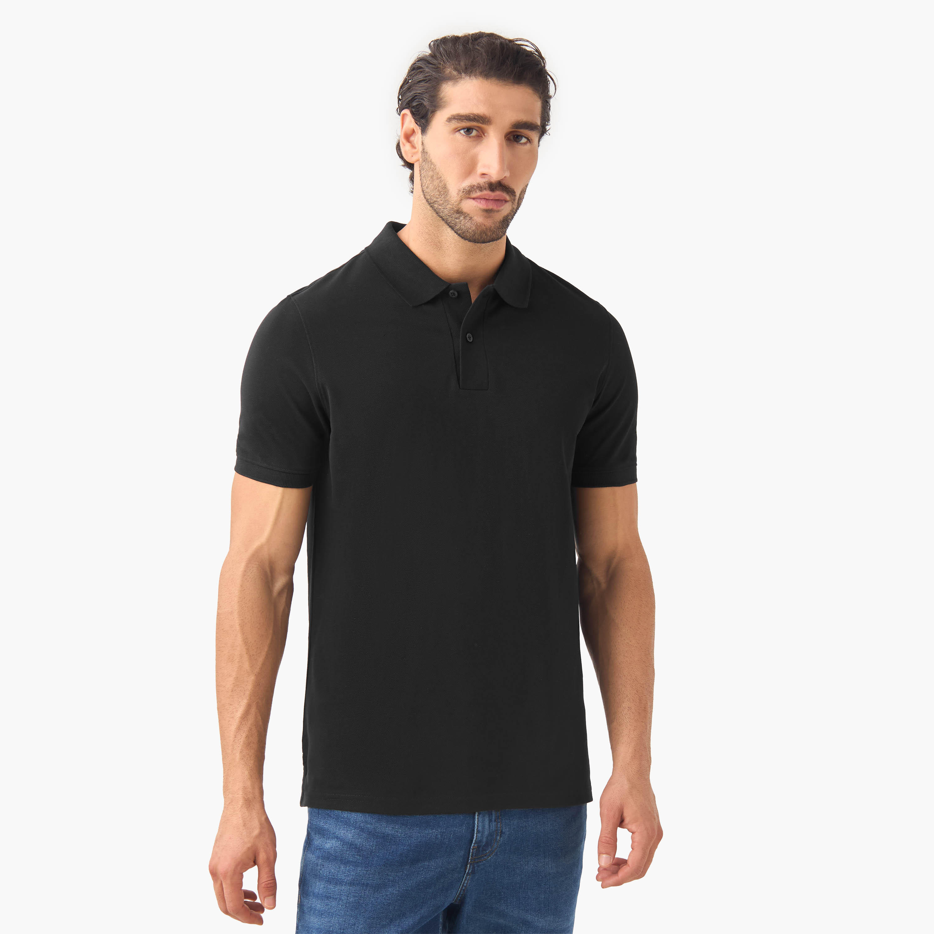 تيشيرت بولو بيكيه - طقم من 3-men-clothing-tshirtsandpolos-polos-image-4