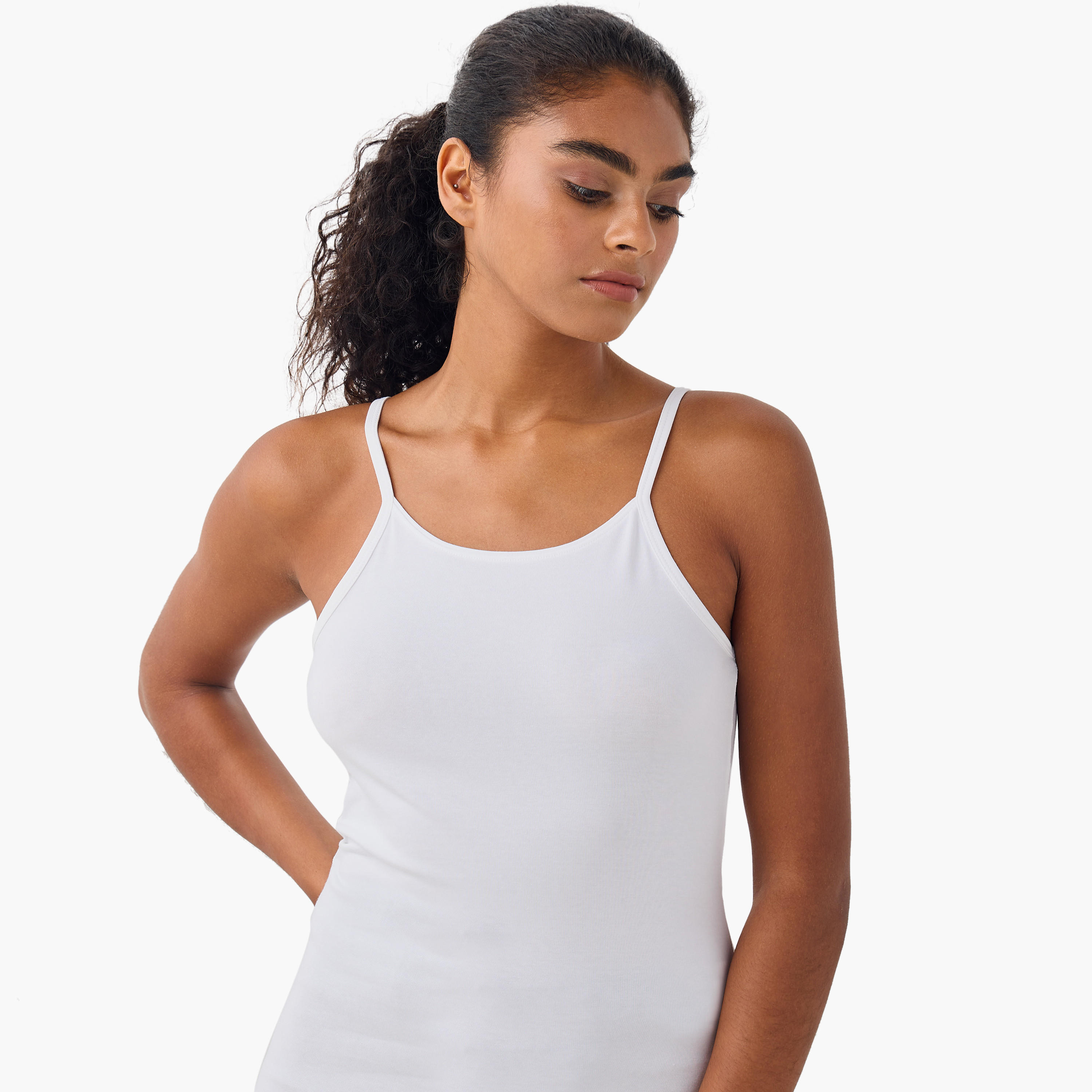 Set of 2 -  Scoop Neck Camisole with Spaghetti Straps-women-clothing-tshirts-image-2