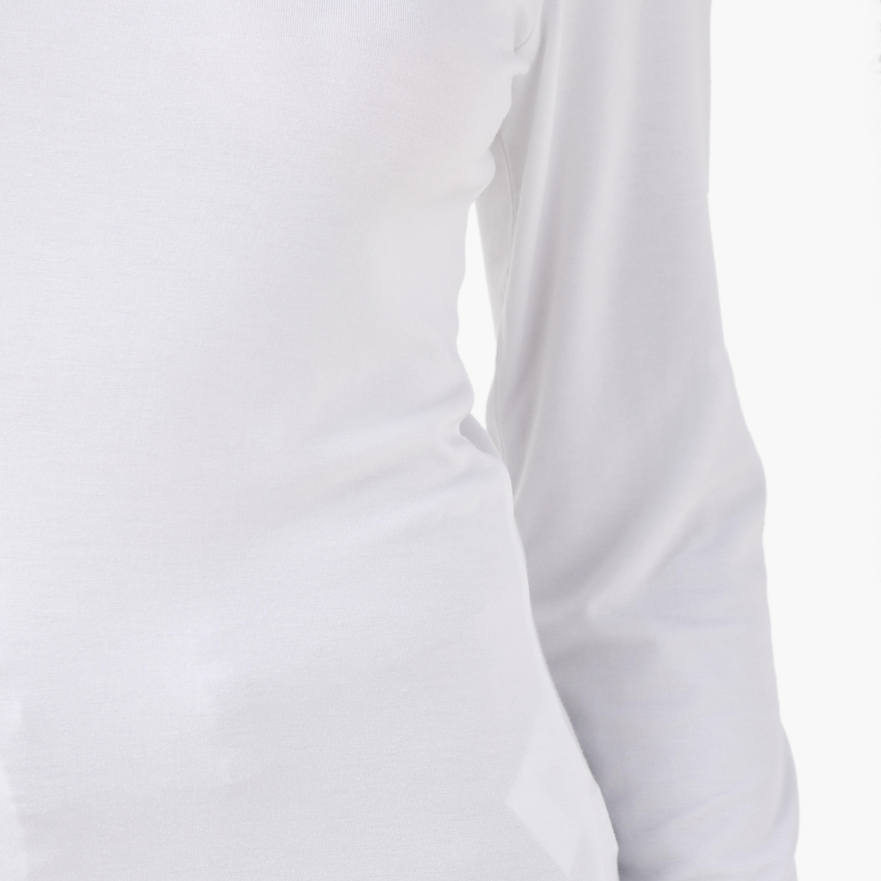 تيشيرت بياقة عالية وأكمام طويلة - طقم من 2-women-clothing-tshirts-image-7