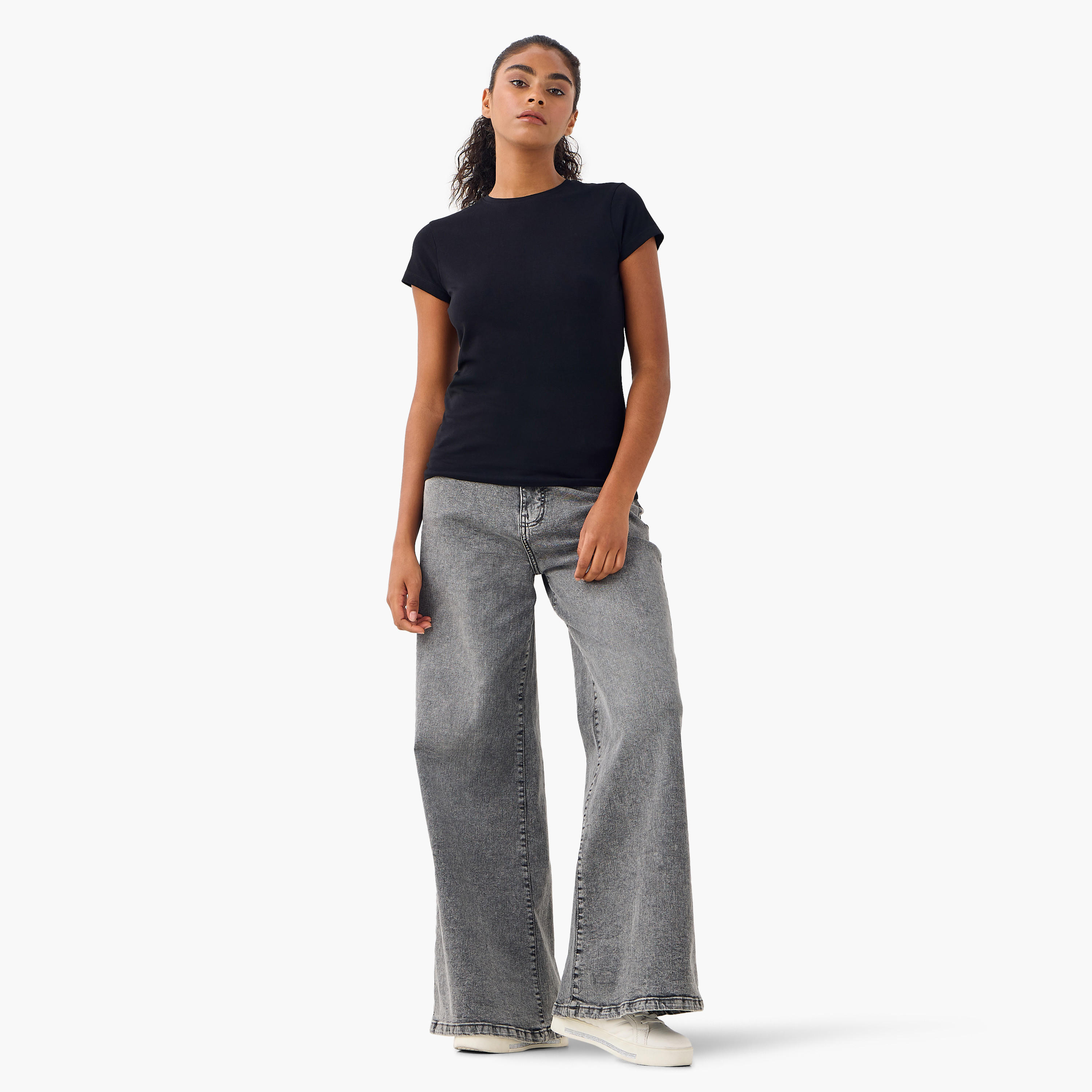 Set of 2 - Crew Neck T-shirt-women-clothing-tshirts-image-8