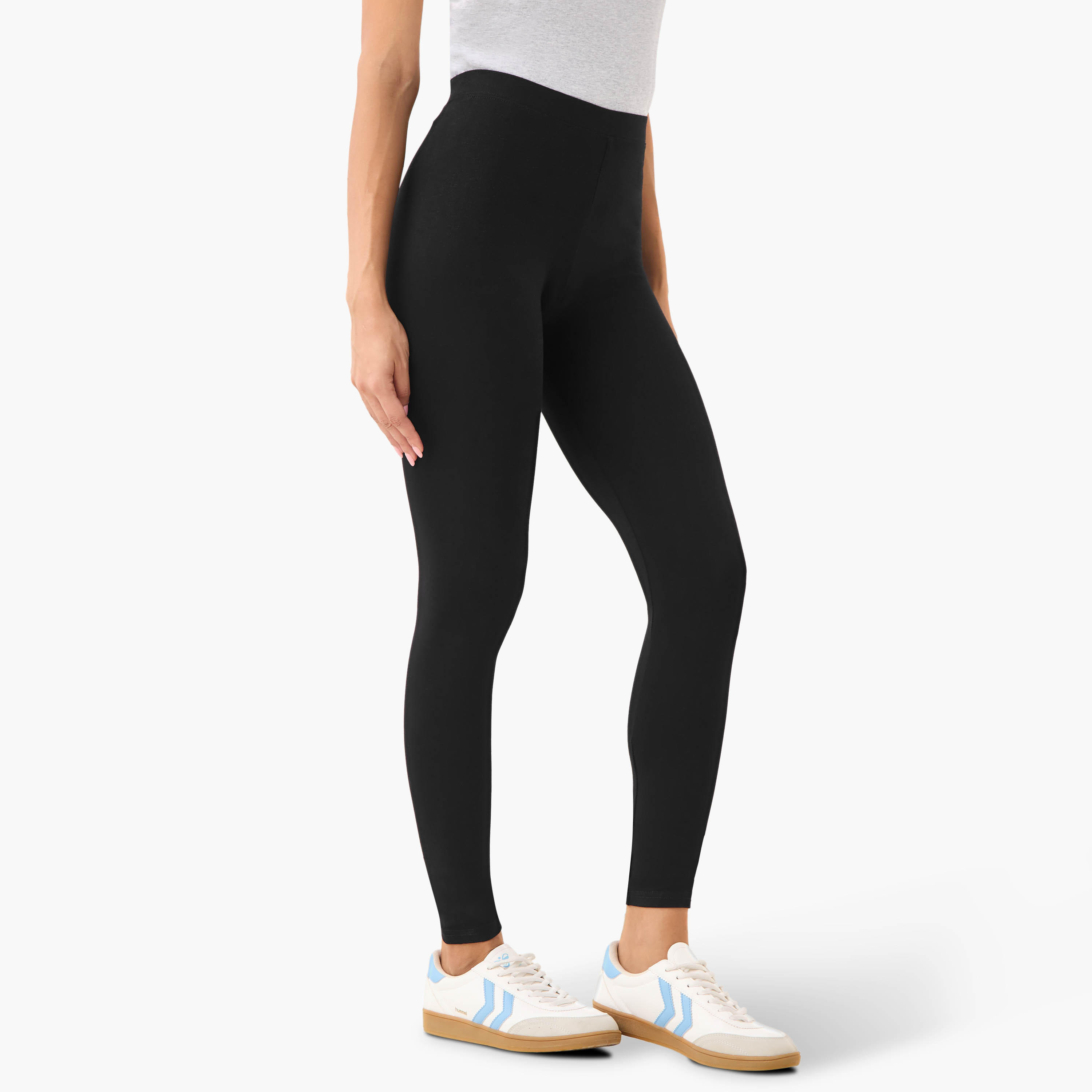 طقم بنطلون ليقنز من قطعتين بخصر مطاطي-women-clothing-bottoms-leggings-image-7