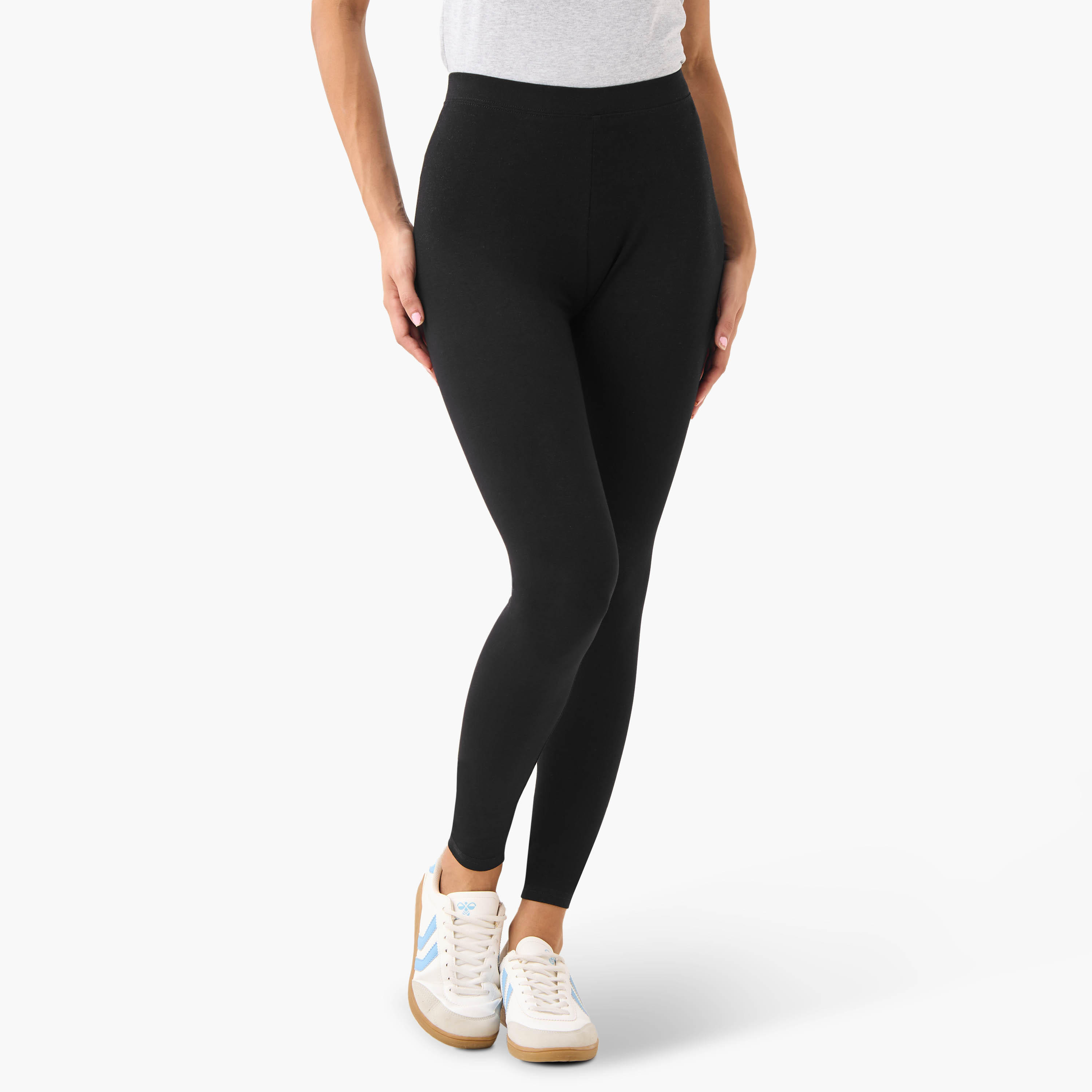 طقم بنطلون ليقنز من قطعتين بخصر مطاطي-women-clothing-bottoms-leggings-image-6