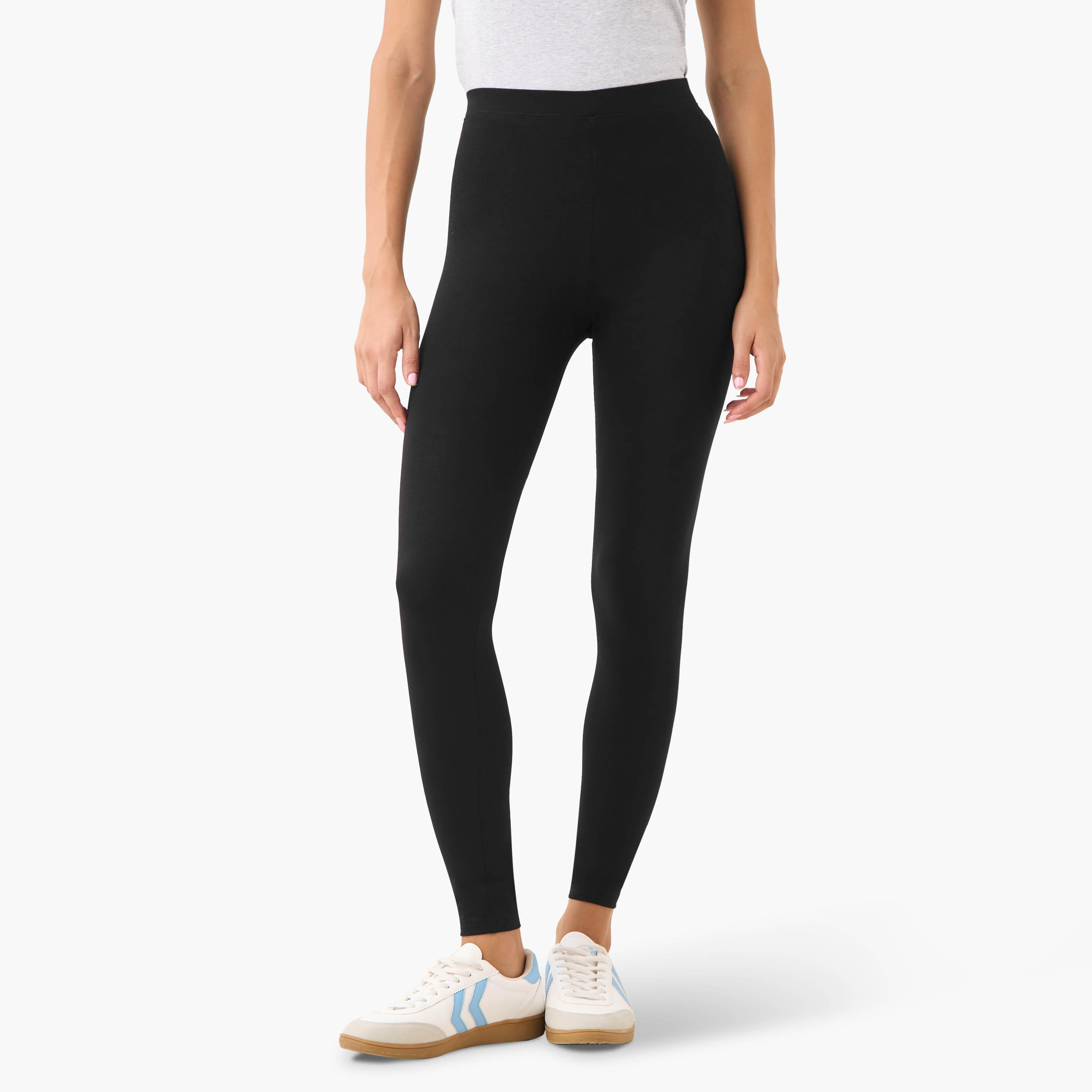 طقم بنطلون ليقنز من قطعتين بخصر مطاطي-women-clothing-bottoms-leggings-image-4