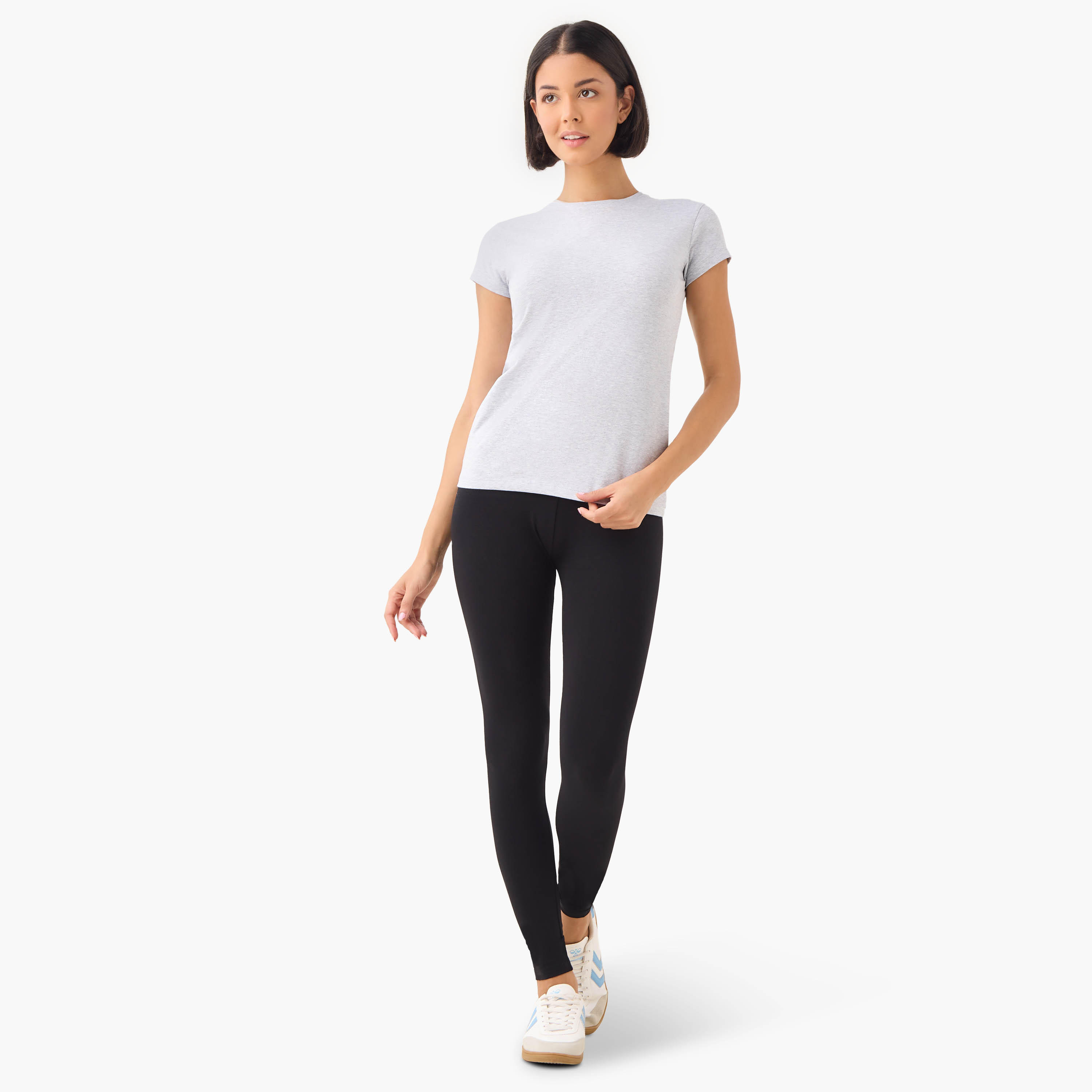طقم بنطلون ليقنز من قطعتين بخصر مطاطي-women-clothing-bottoms-leggings-image-1