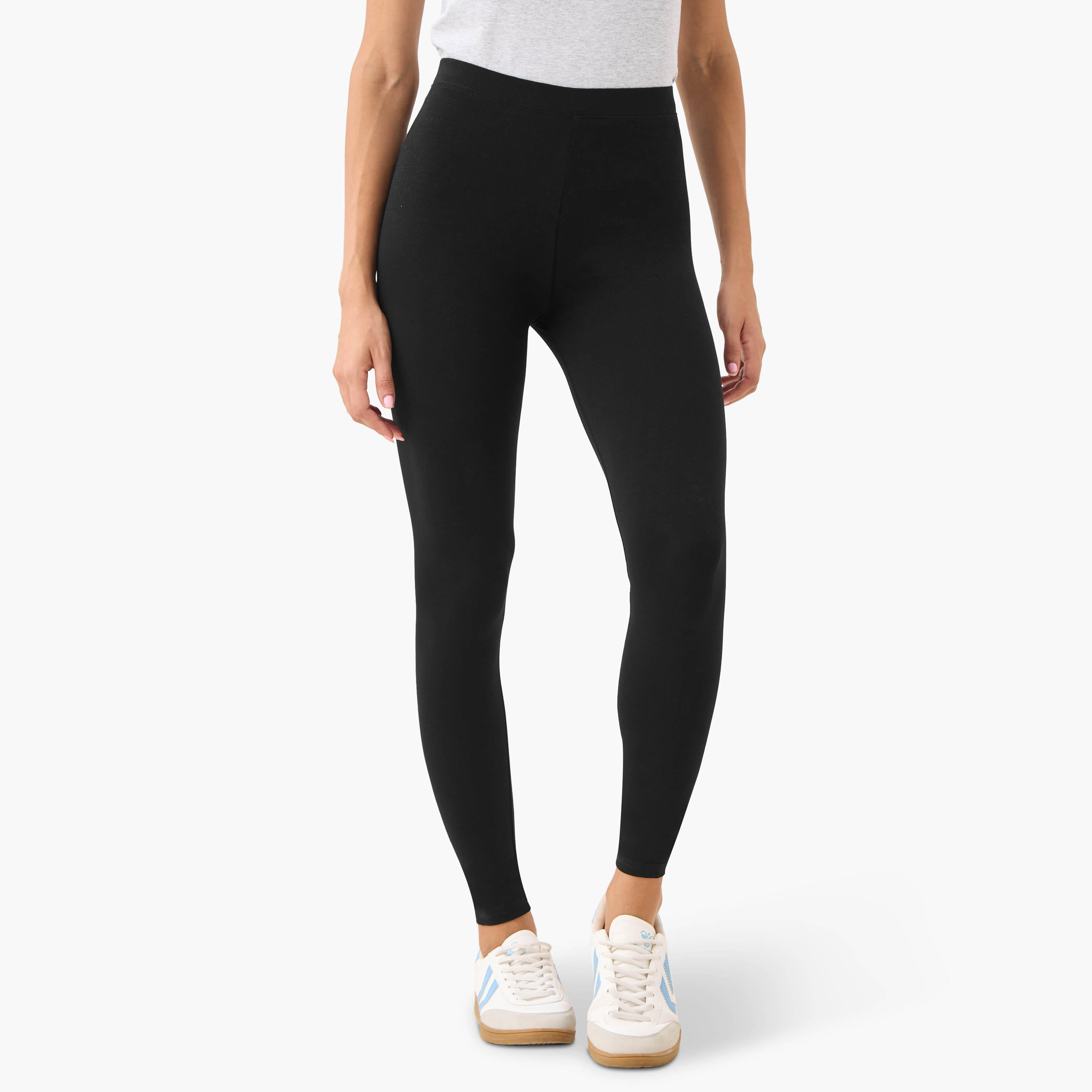 Set of 2 - Flexi Waist Leggings-women-clothing-bottoms-leggings-image-3