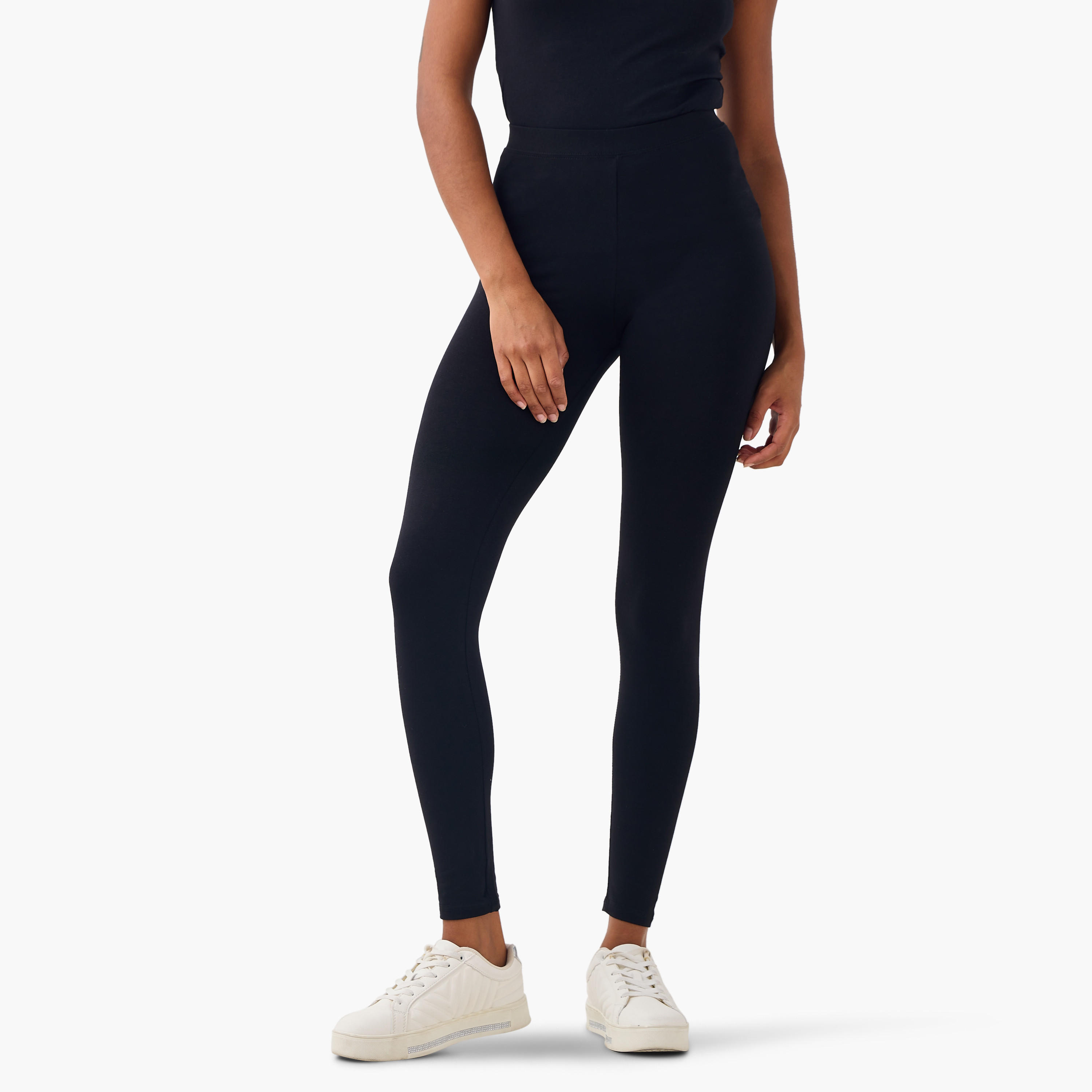 Set of 2 - Flexi Waist Leggings-women-clothing-bottoms-leggings-image-4