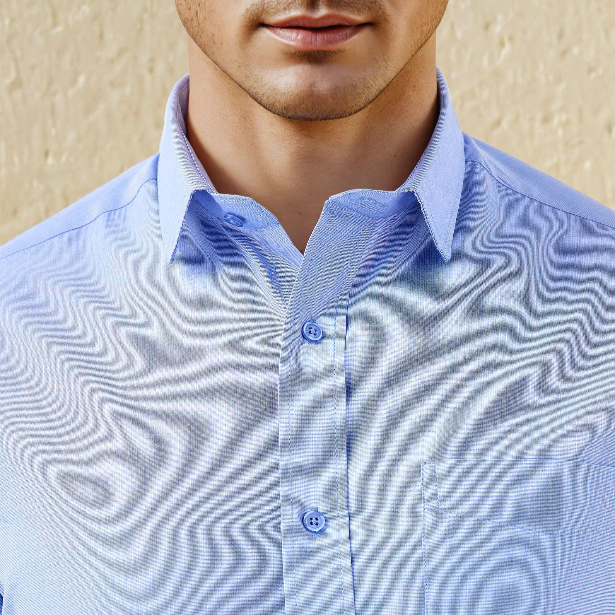 Regular Fit Collared Shirt with Long Sleeves-men-clothing-shirts-image-5