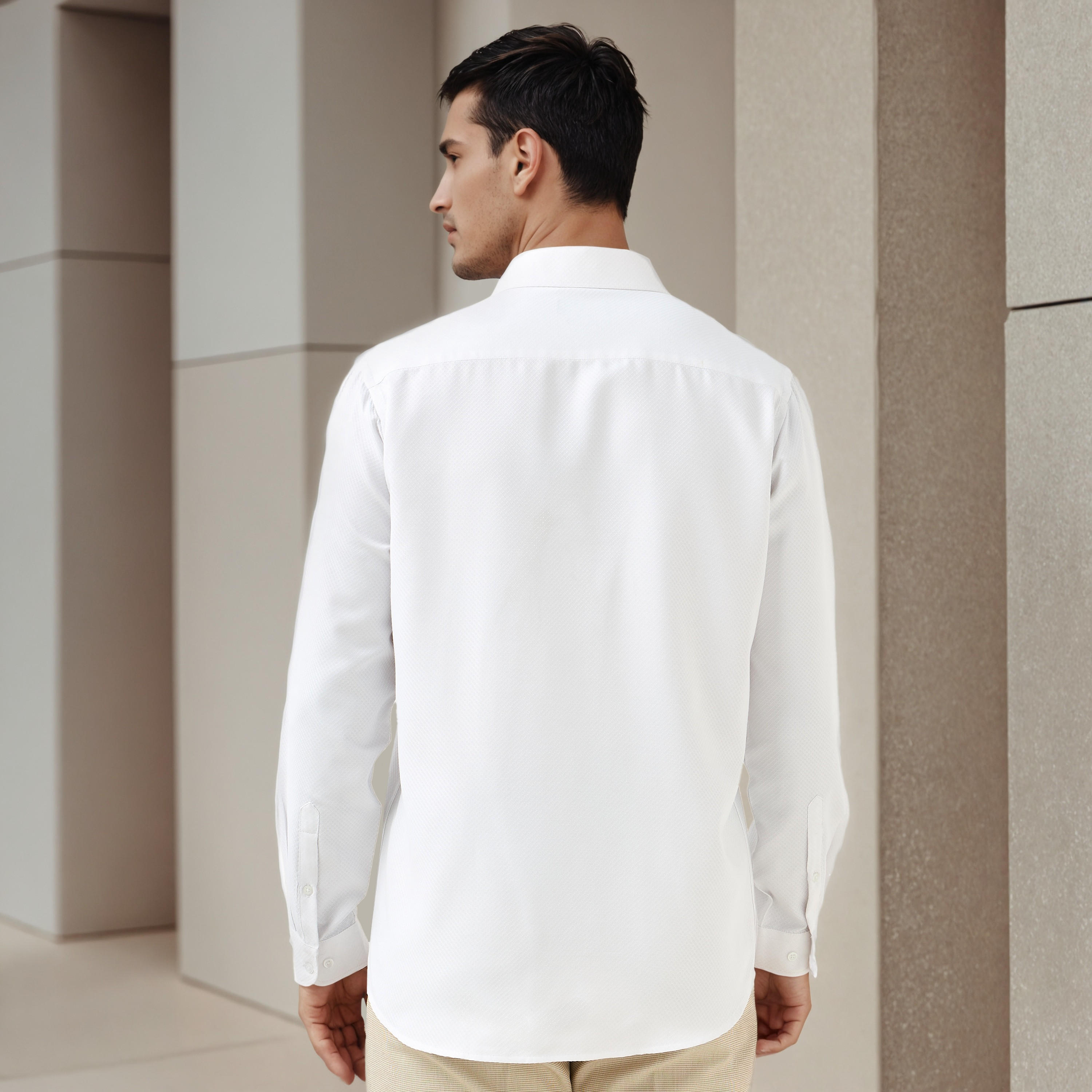 Regular Fit Dobby Formal Shirt-men-clothing-shirts-image-3