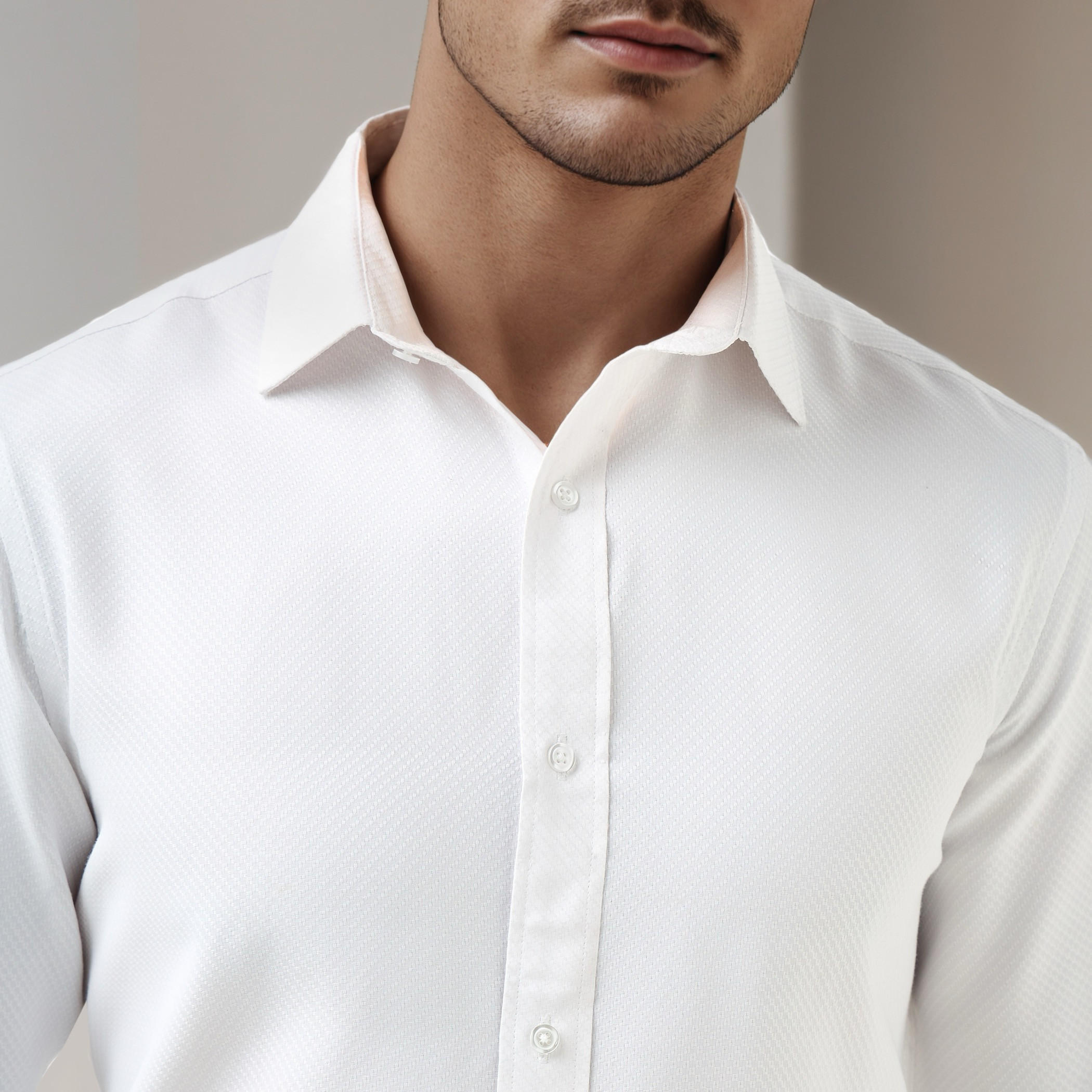 Regular Fit Dobby Formal Shirt-men-clothing-shirts-image-4