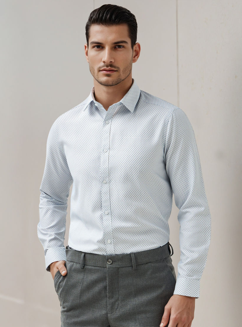 قميص بقصة سليم وطبعات-men-clothing-shirts-image-1