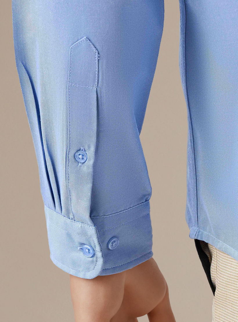 Men Button-Down Collar Solid Long Sleeves Shirt-men-clothing-shirts-image-6