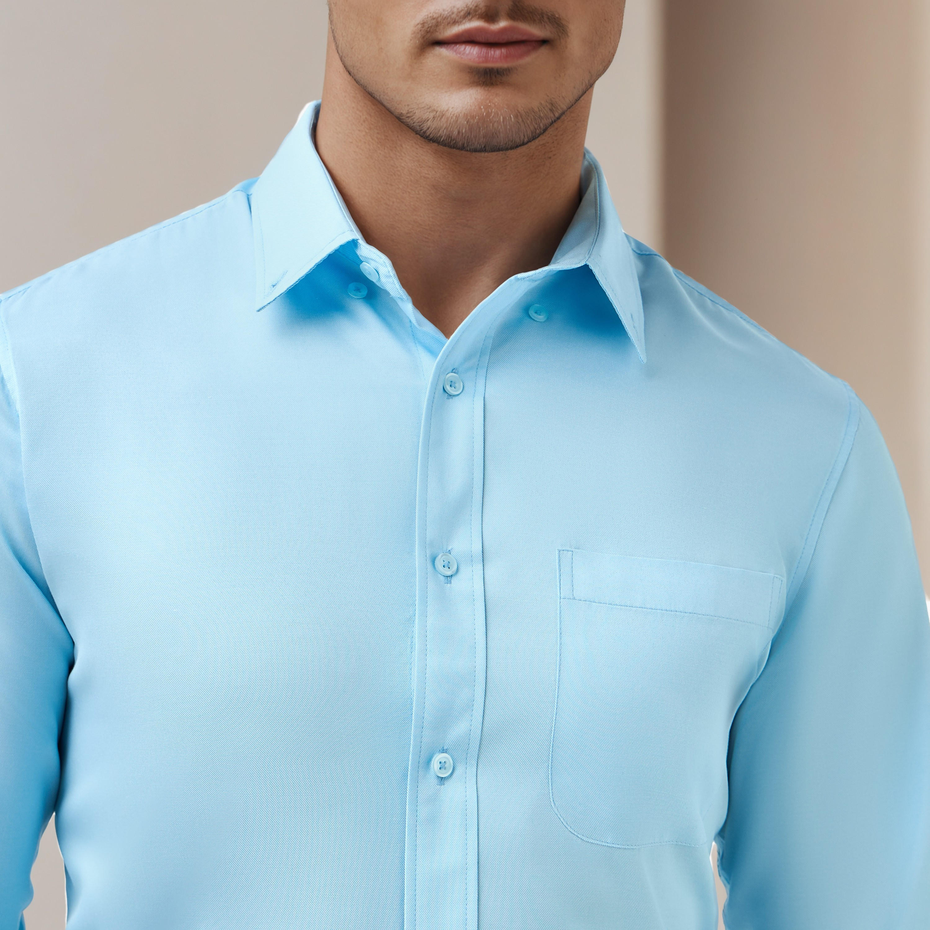 Men Button-Down Collar Solid Long Sleeves Shirt-PROMO_SP_KSA_6_BUY3FORSAR119_130625-image-5