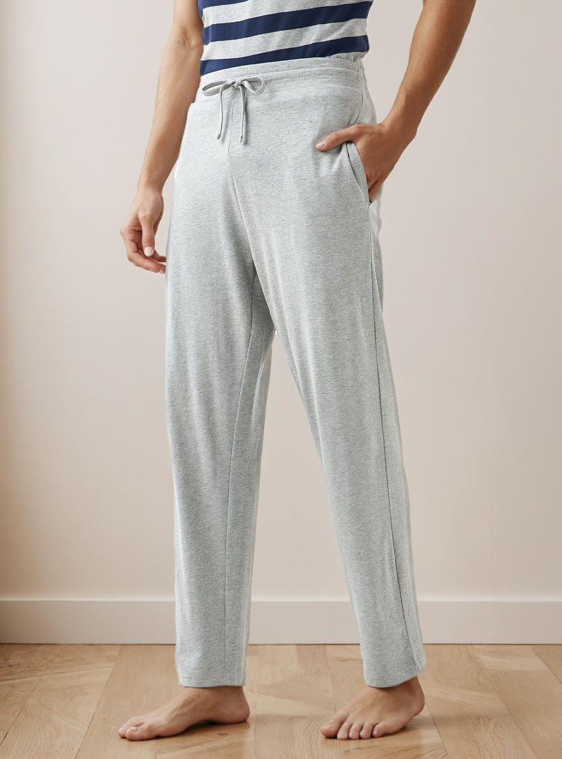 طقم ملابس نوم قطن مخطط برباط إغلاق للرجال-men-clothing-nightwear-sets-image-4
