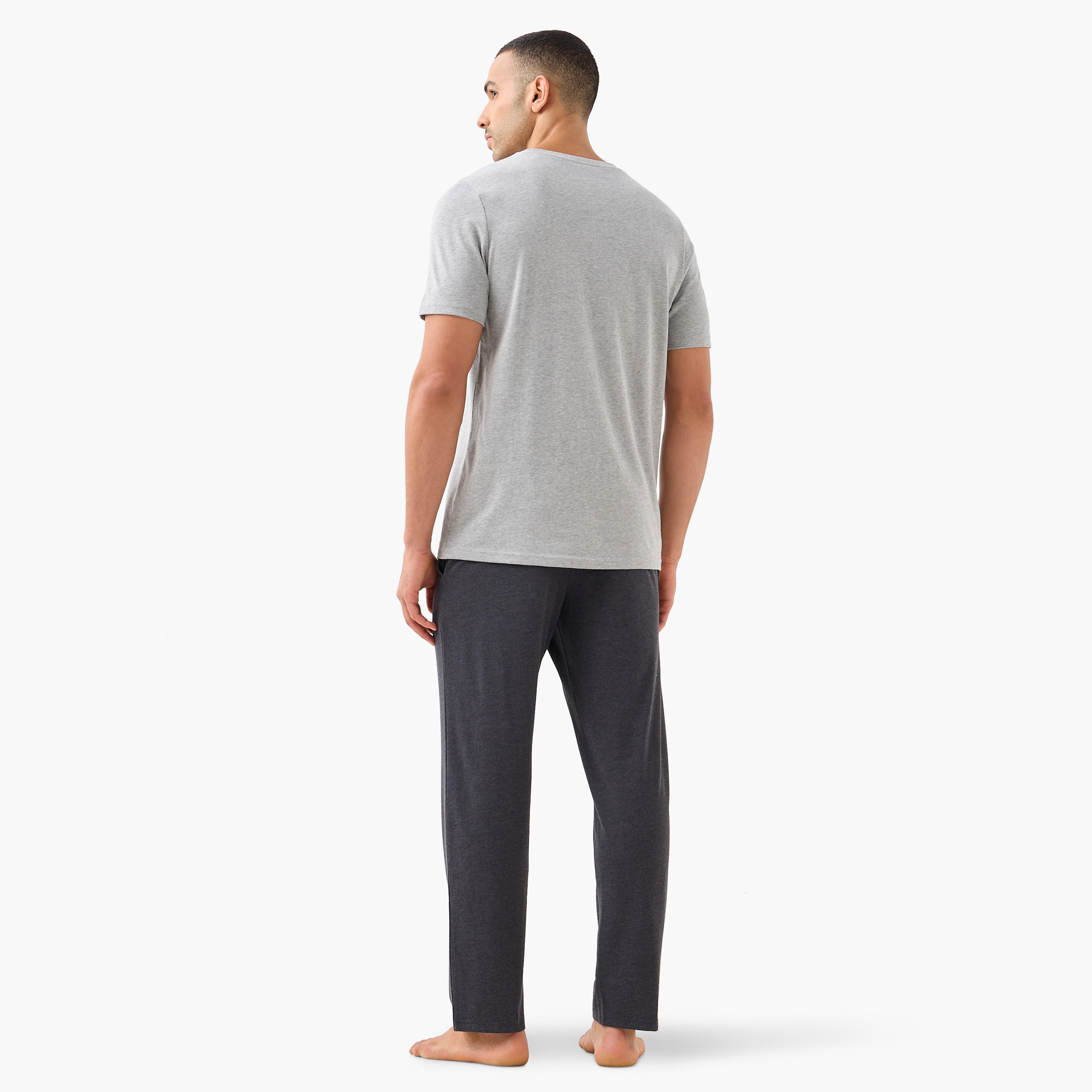 طقم ملابس نوم قطن برباط إغلاق للرجال-men-clothing-nightwear-sets-image-3
