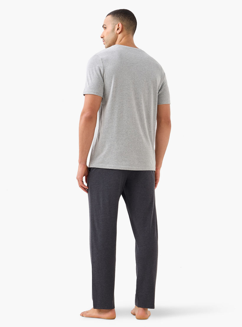 طقم ملابس نوم قطن برباط إغلاق للرجال-men-clothing-nightwear-sets-image-3