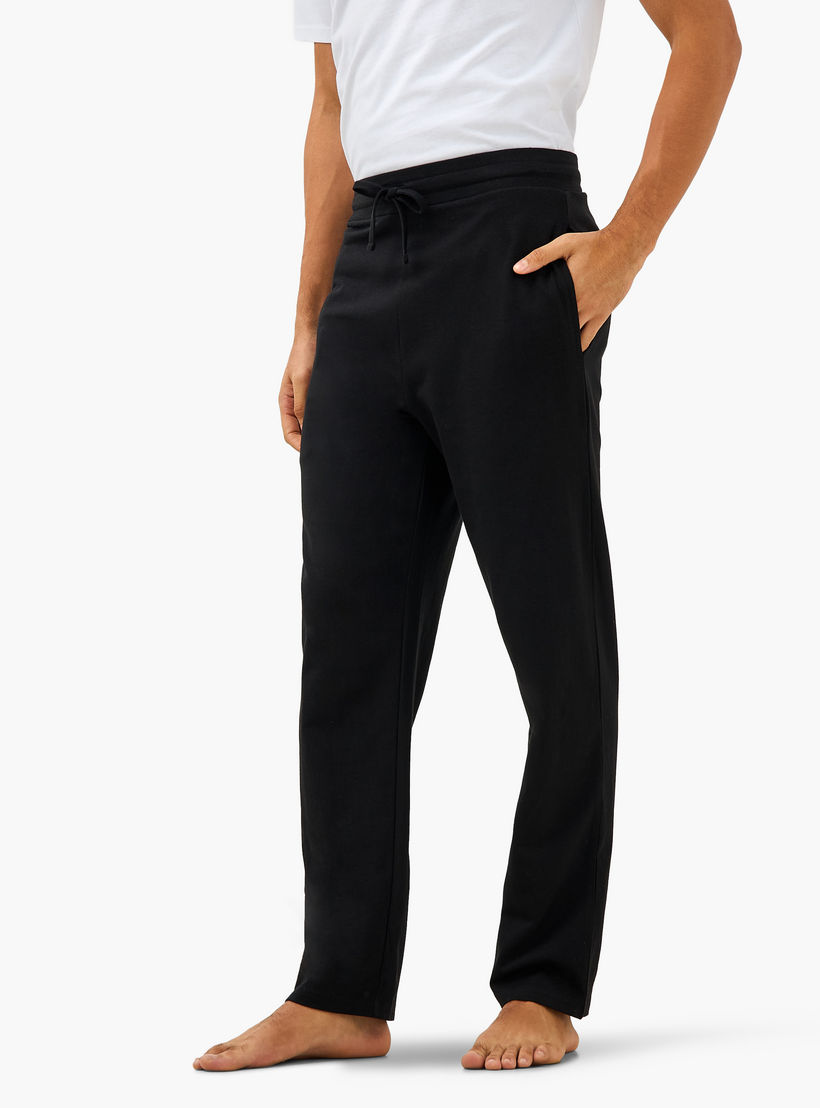 طقم ملابس نوم قطن برباط إغلاق للرجال-men-clothing-nightwear-sets-image-3