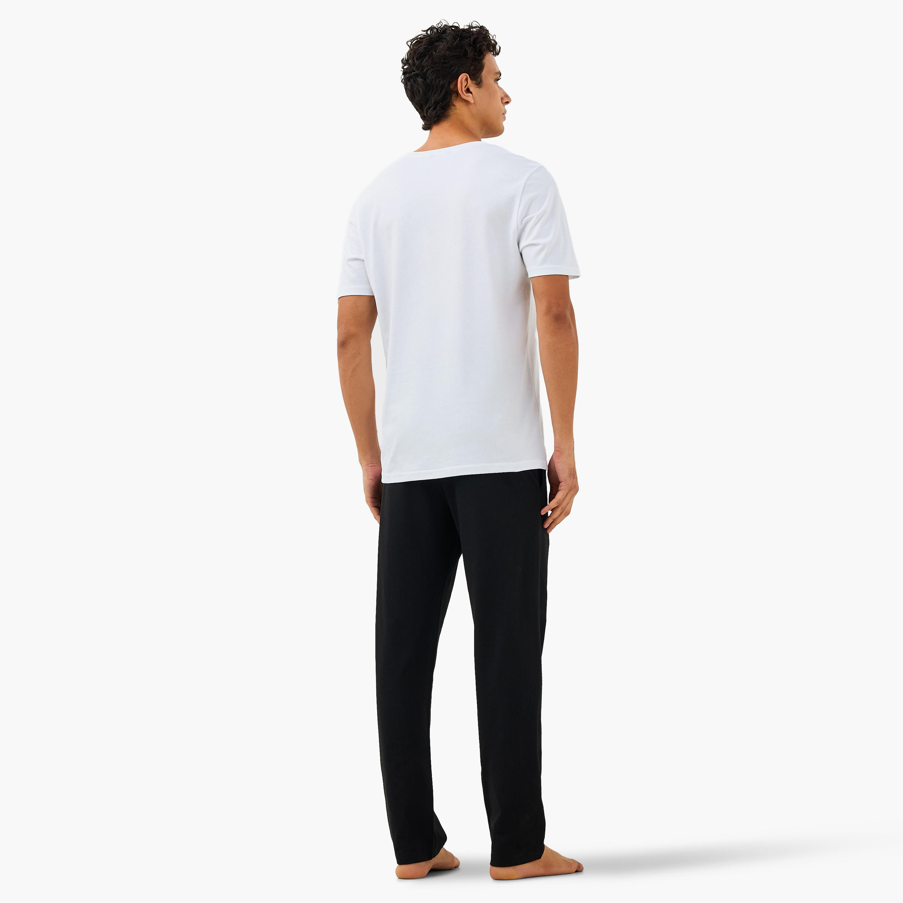طقم ملابس نوم قطن برباط إغلاق للرجال-men-clothing-nightwear-sets-image-2
