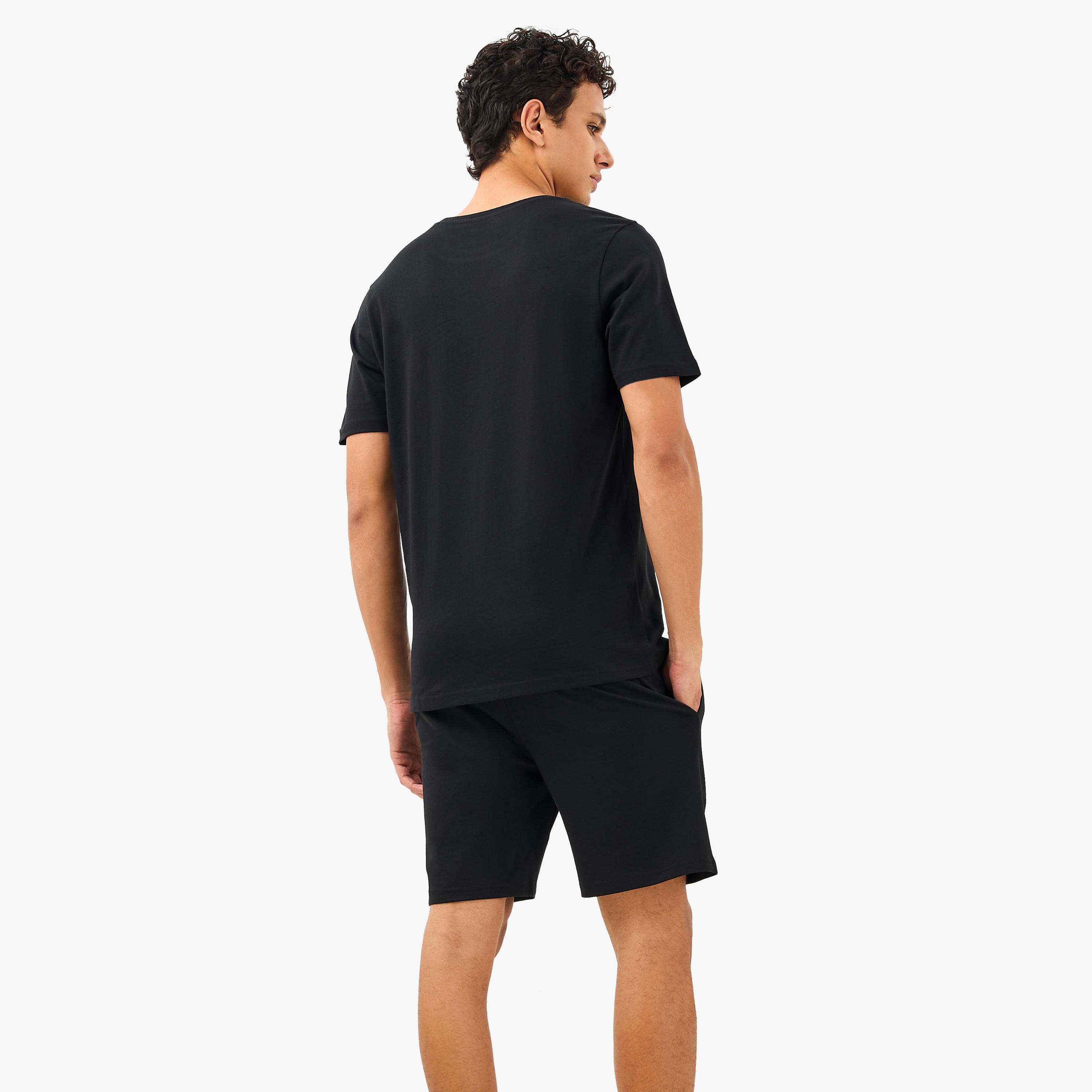 Men Cotton Drawstring Closure Nightwear Set-men-clothing-nightwear-sets-image-4